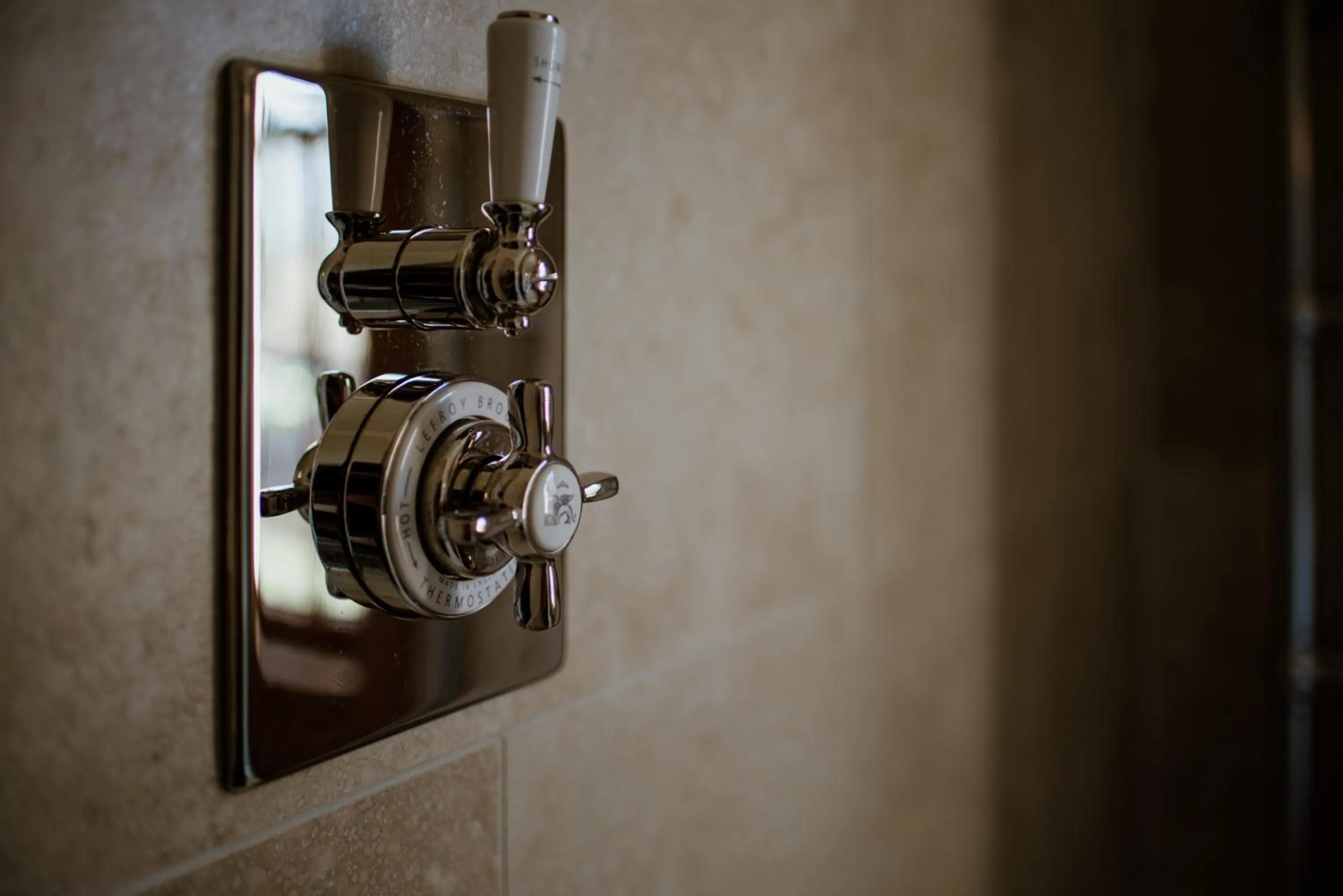 Shower in Links House at Royal Dornoch