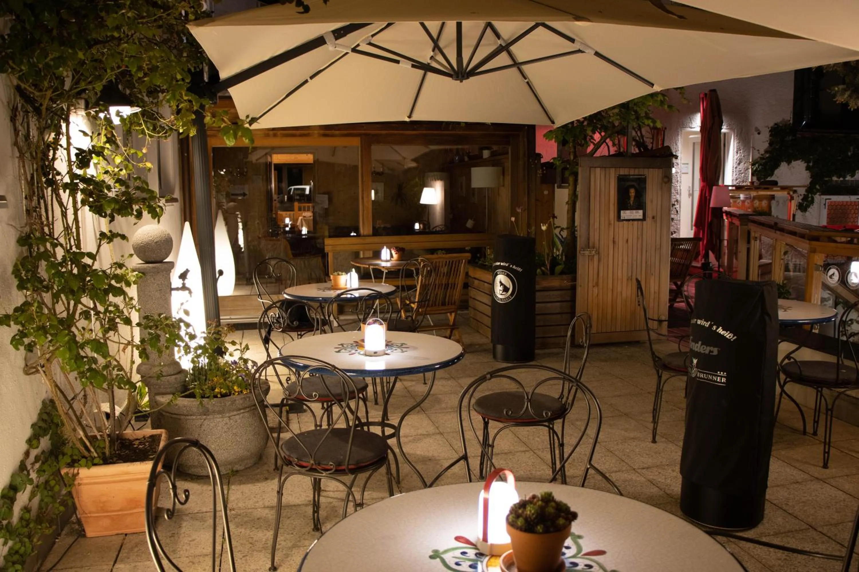 Garden in Hotel Brunner