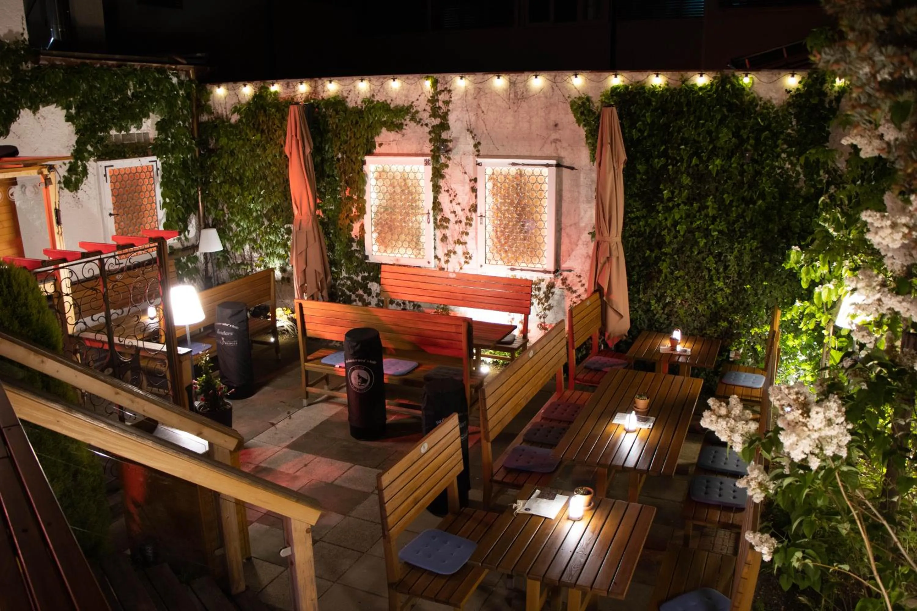 Patio in Hotel Brunner