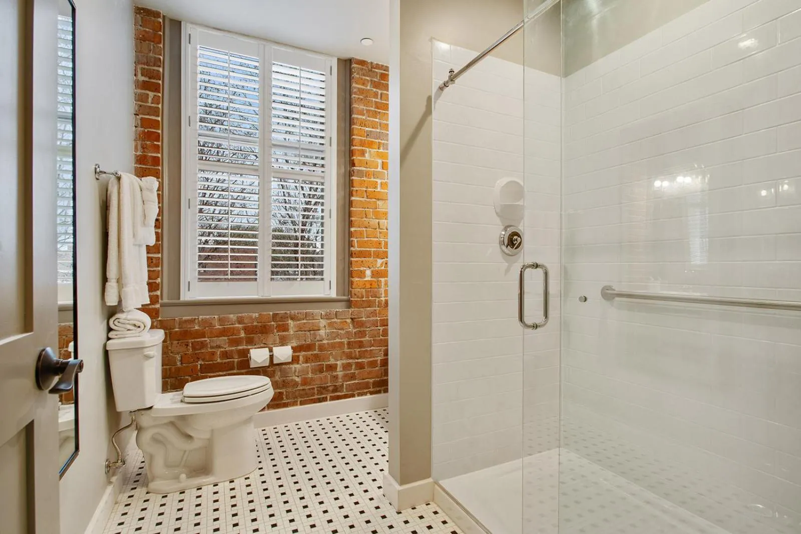 Bathroom in The Brakeman Hotel