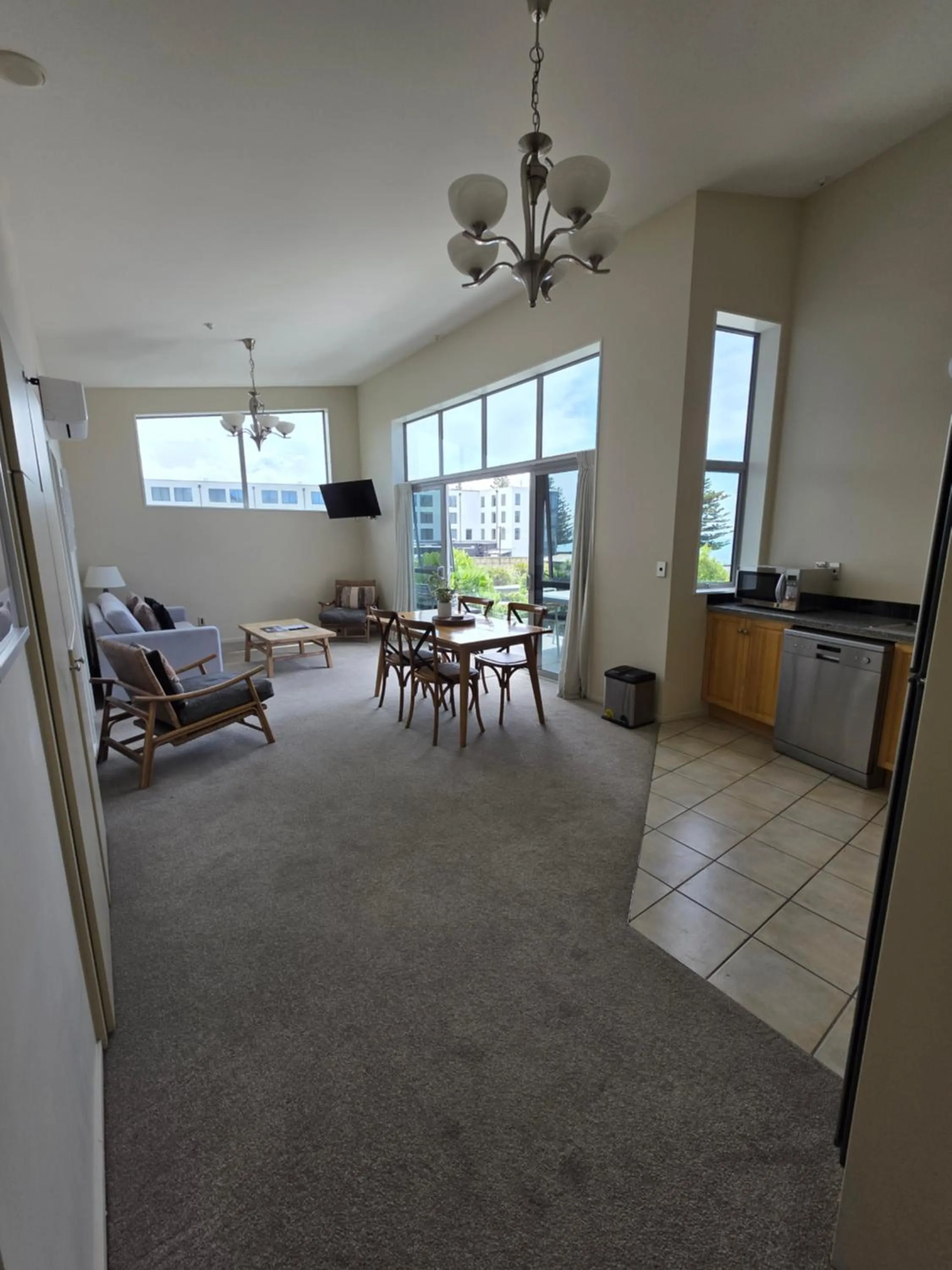 Kitchen or kitchenette in Kaikoura Waterfront Apartments