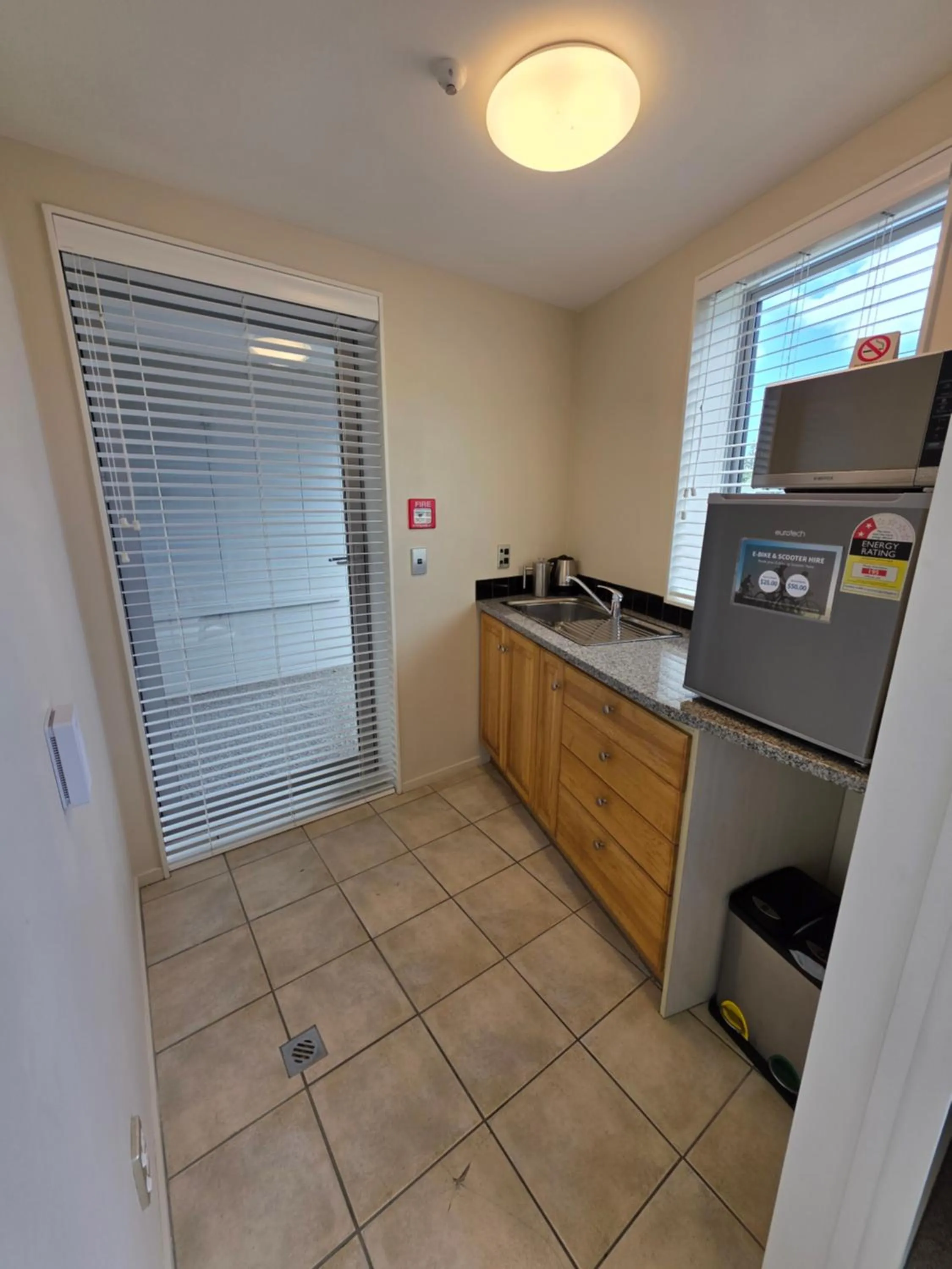 Kitchen or kitchenette in Kaikoura Waterfront Apartments