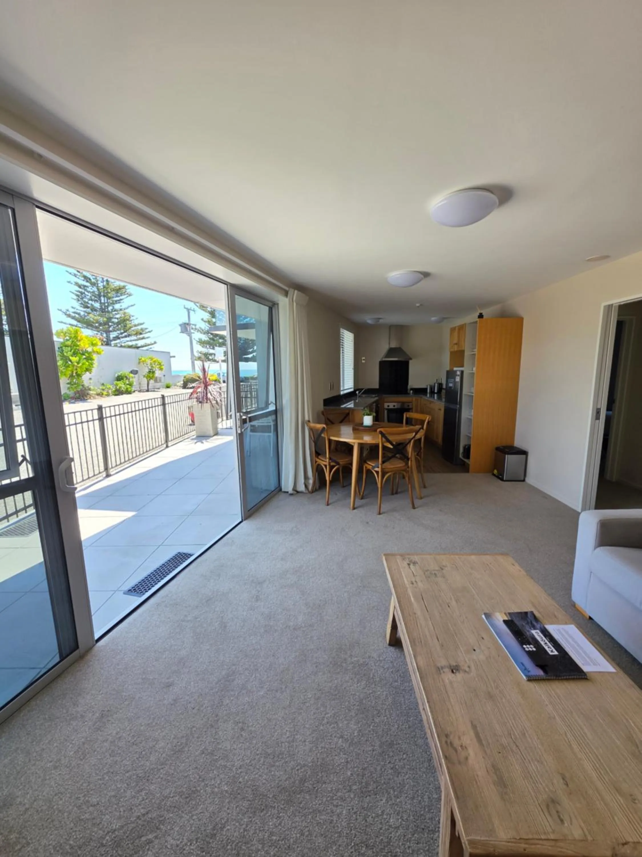 Kitchen or kitchenette in Kaikoura Waterfront Apartments