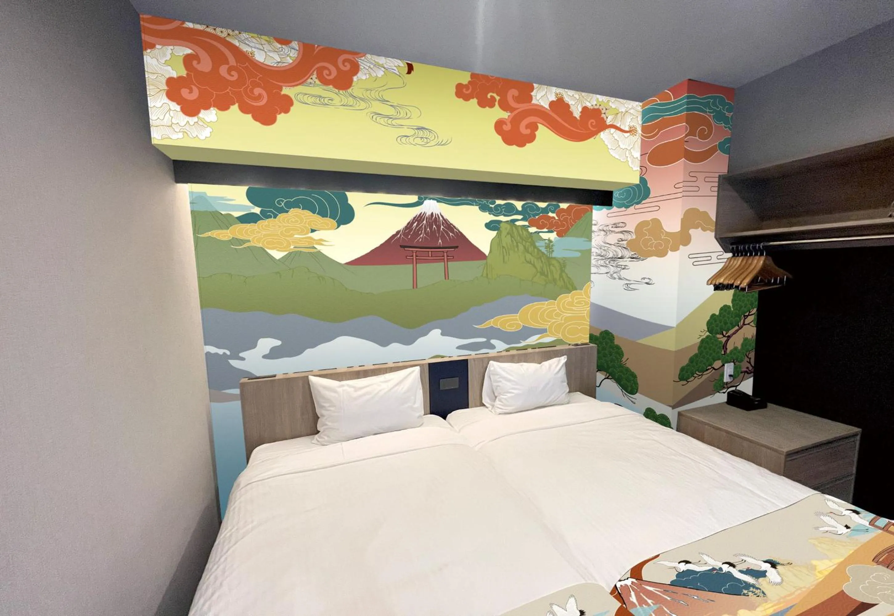 Bed in MONday Apart Premium HAMAMATSUCHO