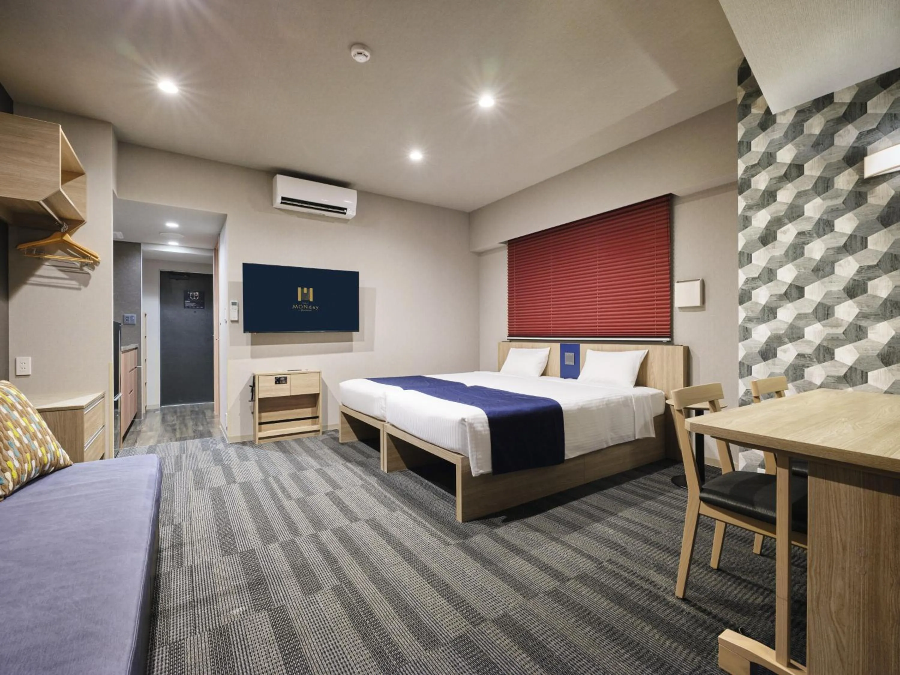 Bed in MONday Apart Hamamatsucho Daimon