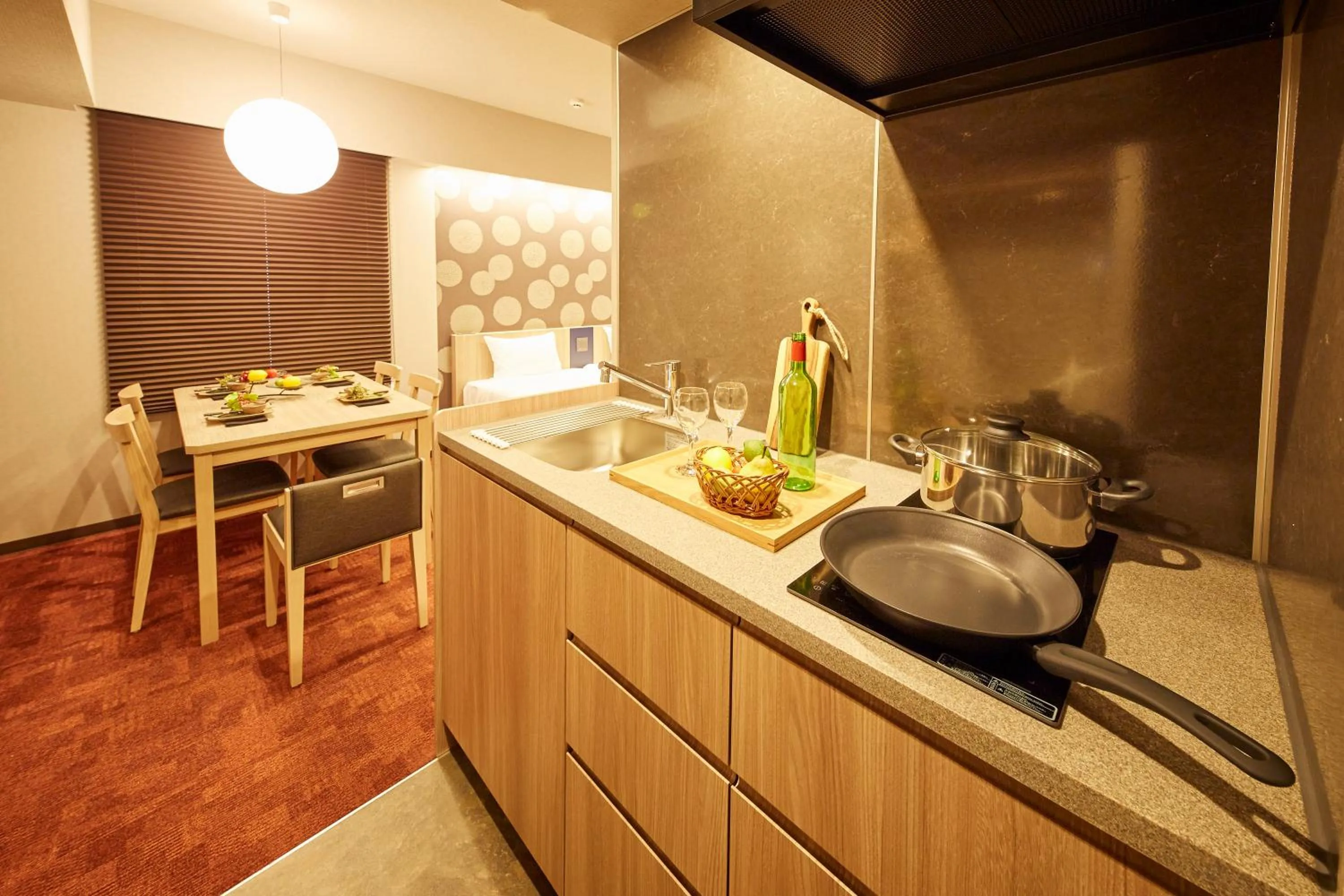 Kitchen or kitchenette in MONday Apart Premium 日本橋