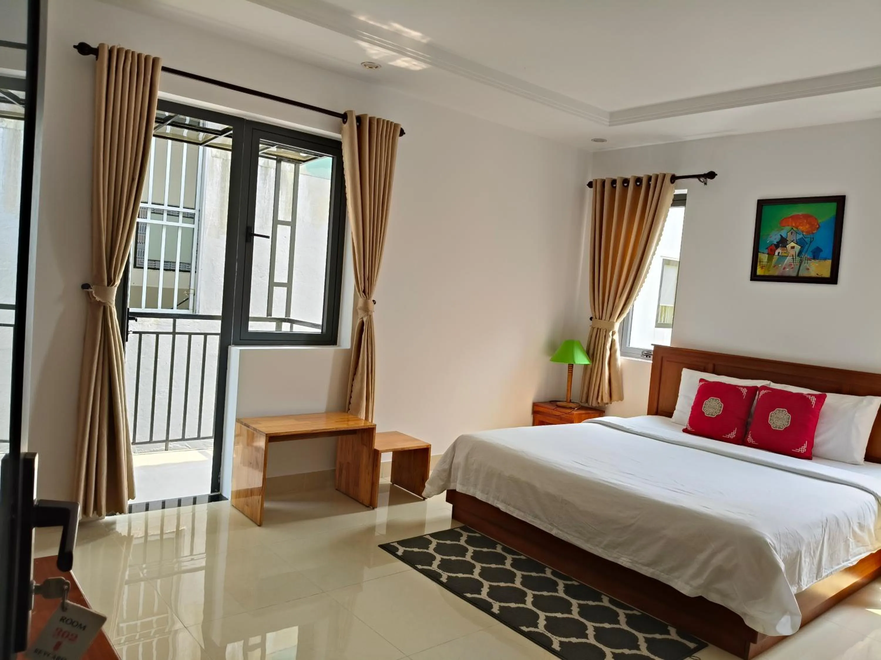 Balcony/Terrace, Bed in Hoi An New Life Homestay & Villa