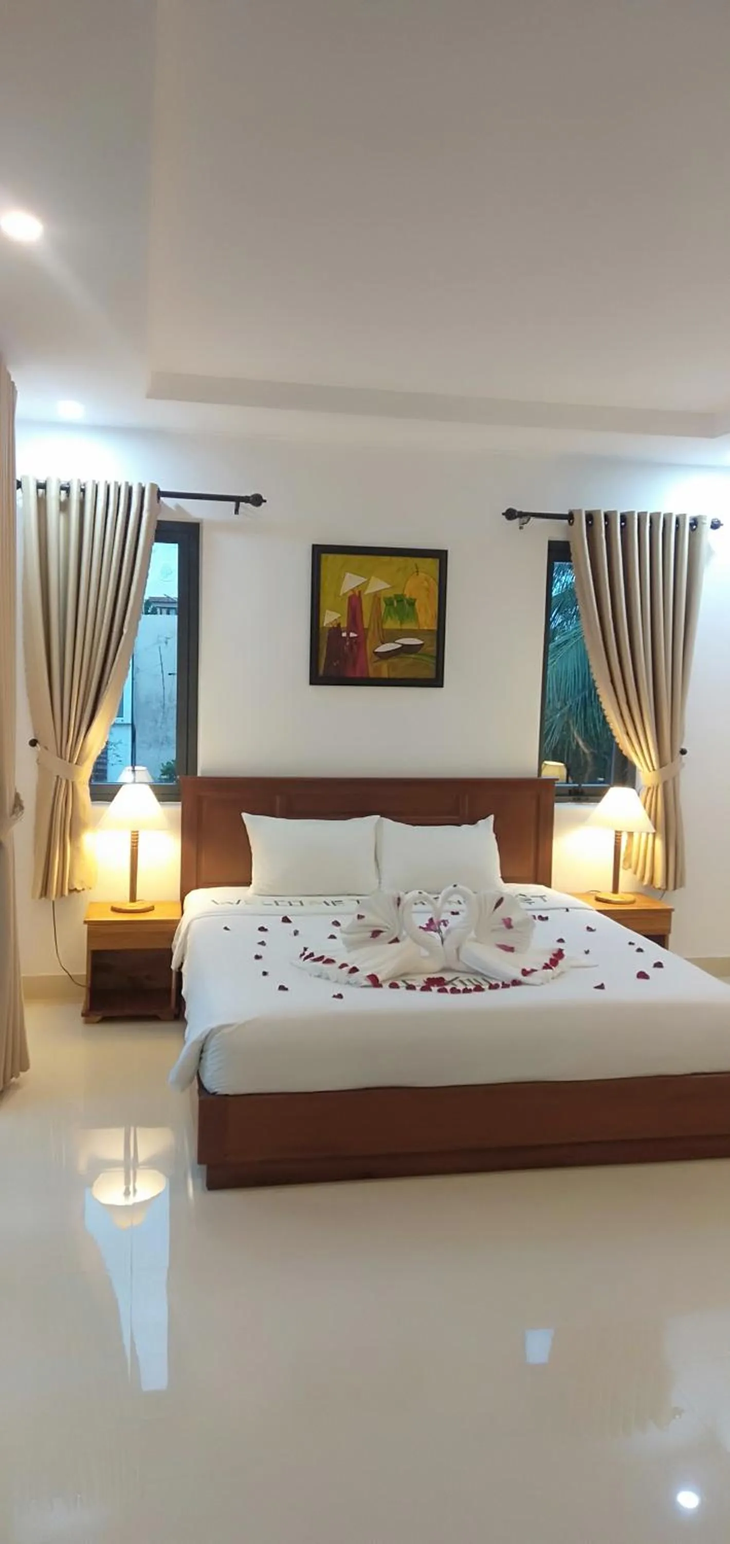 Bed in Hoi An Town Of Viet House Homestay