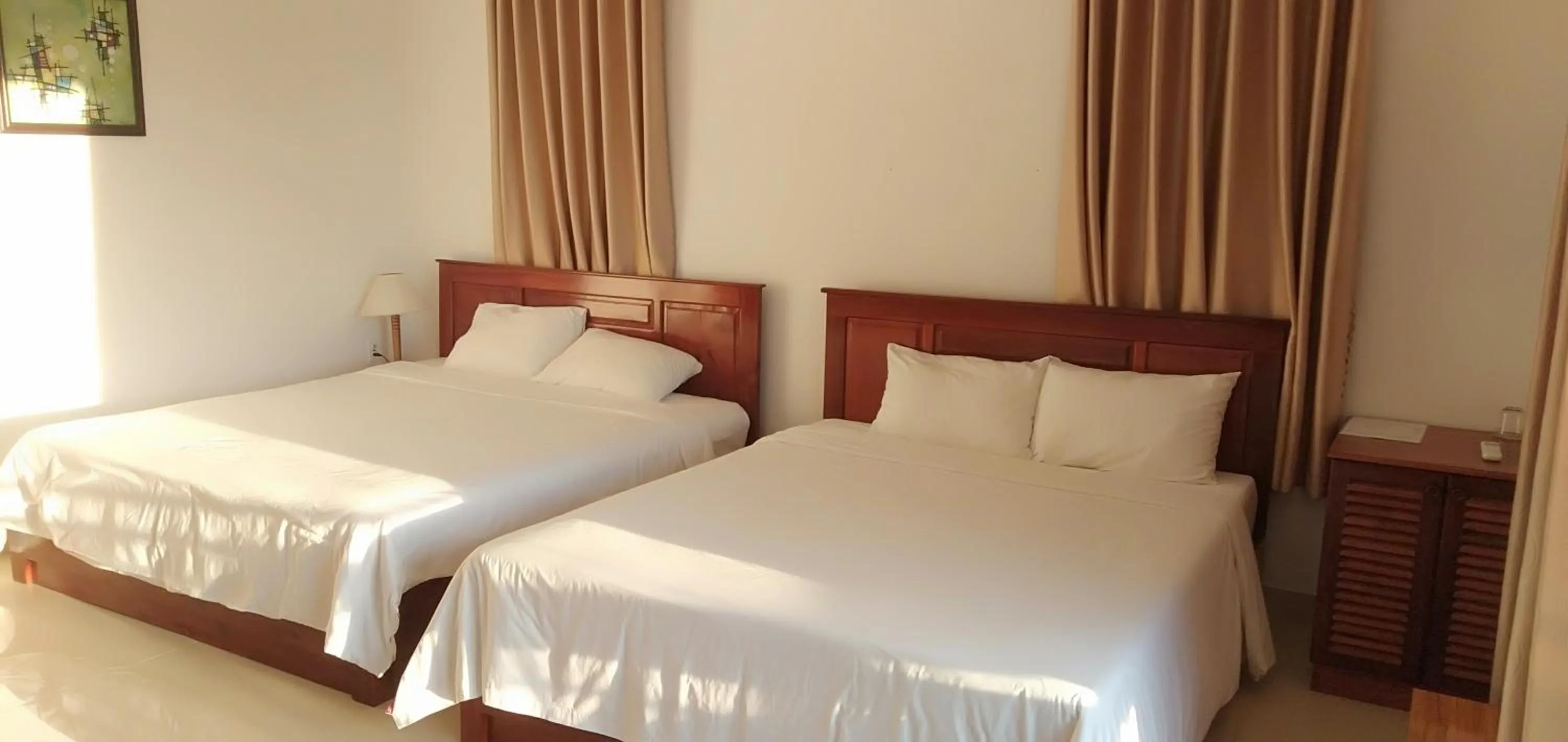 Bed in Hoi An Town Of Viet House Homestay