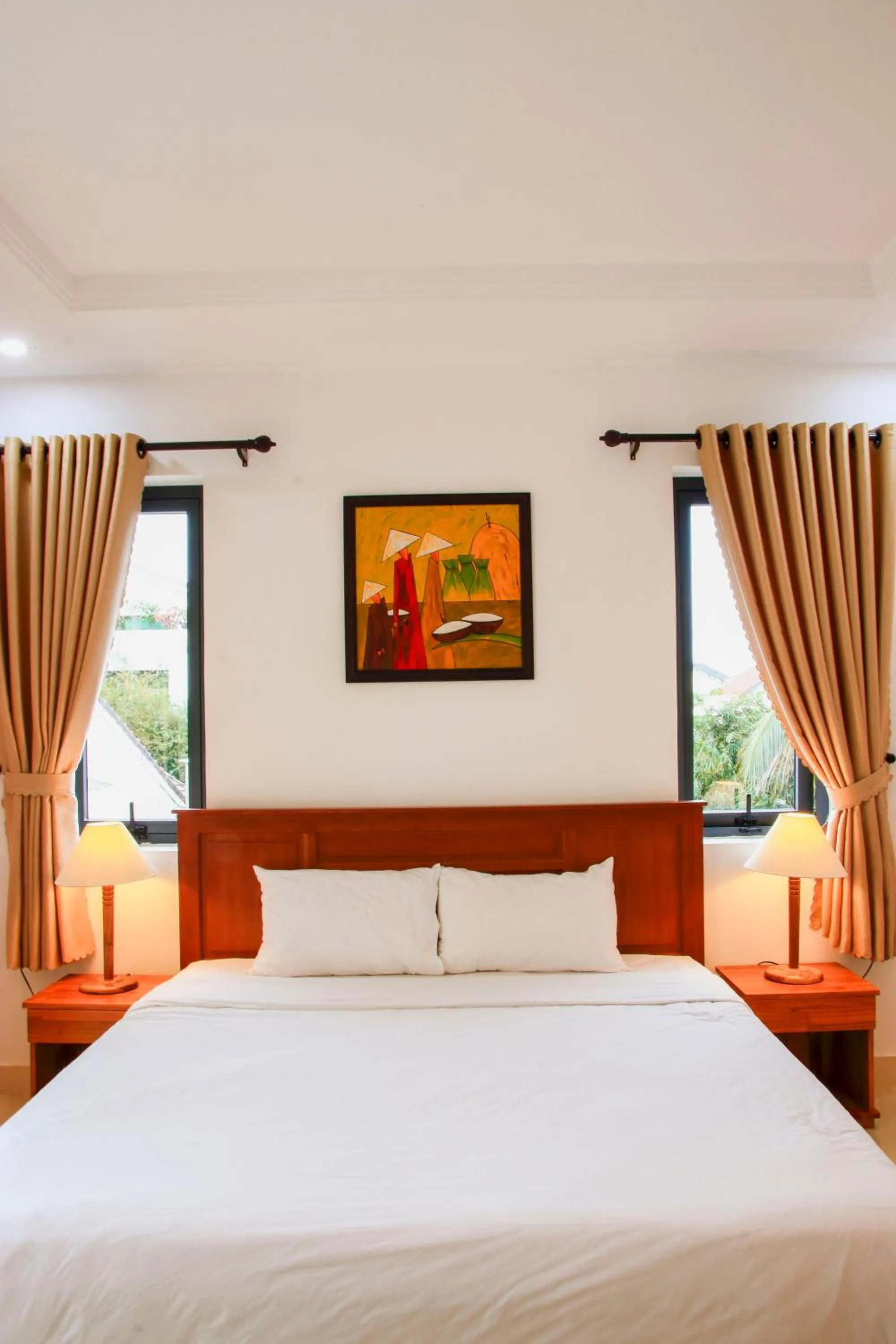 Bed in Hoi An Town Of Viet House Homestay
