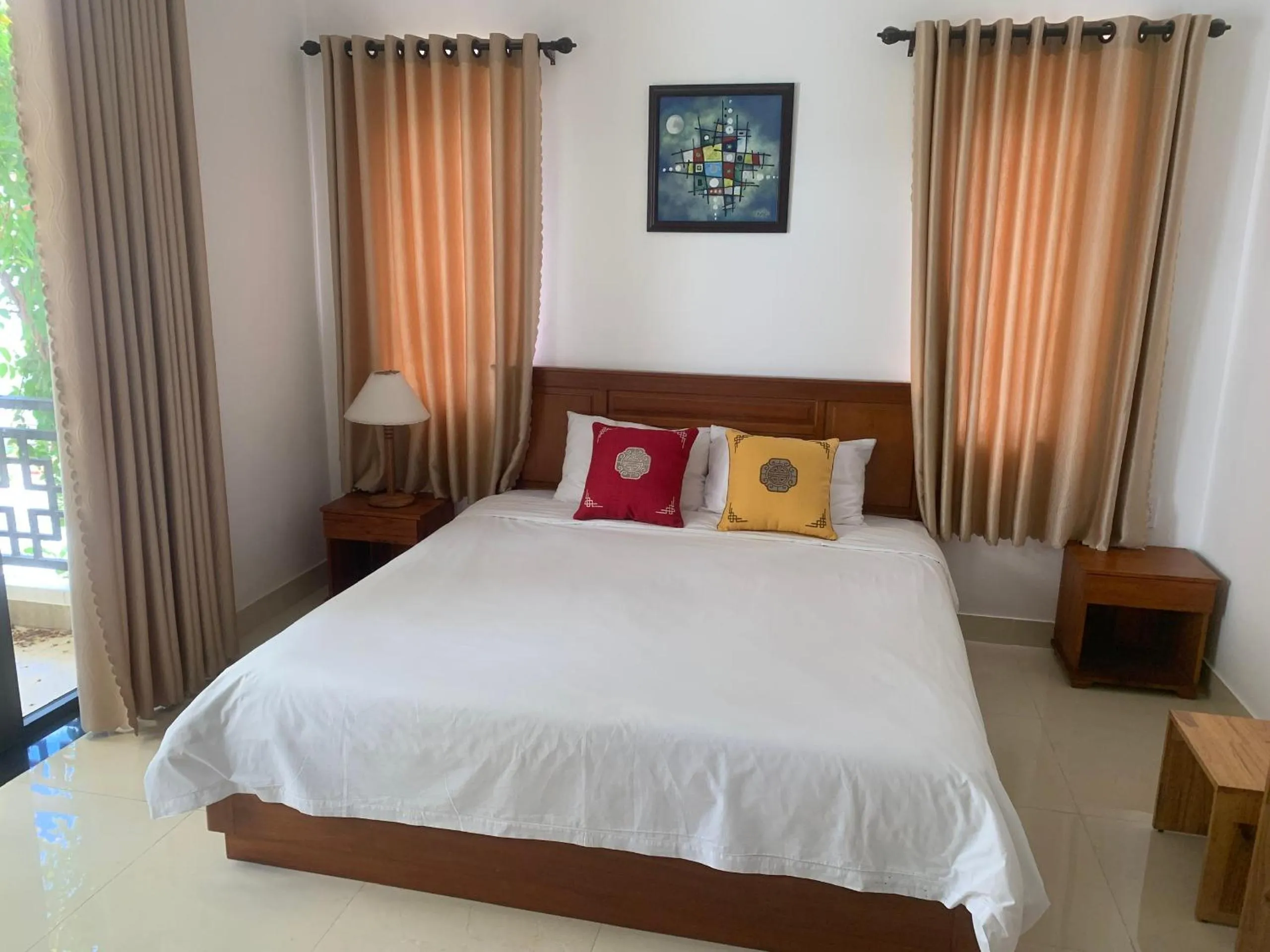 Bed in Hoi An Town Of Viet House Homestay