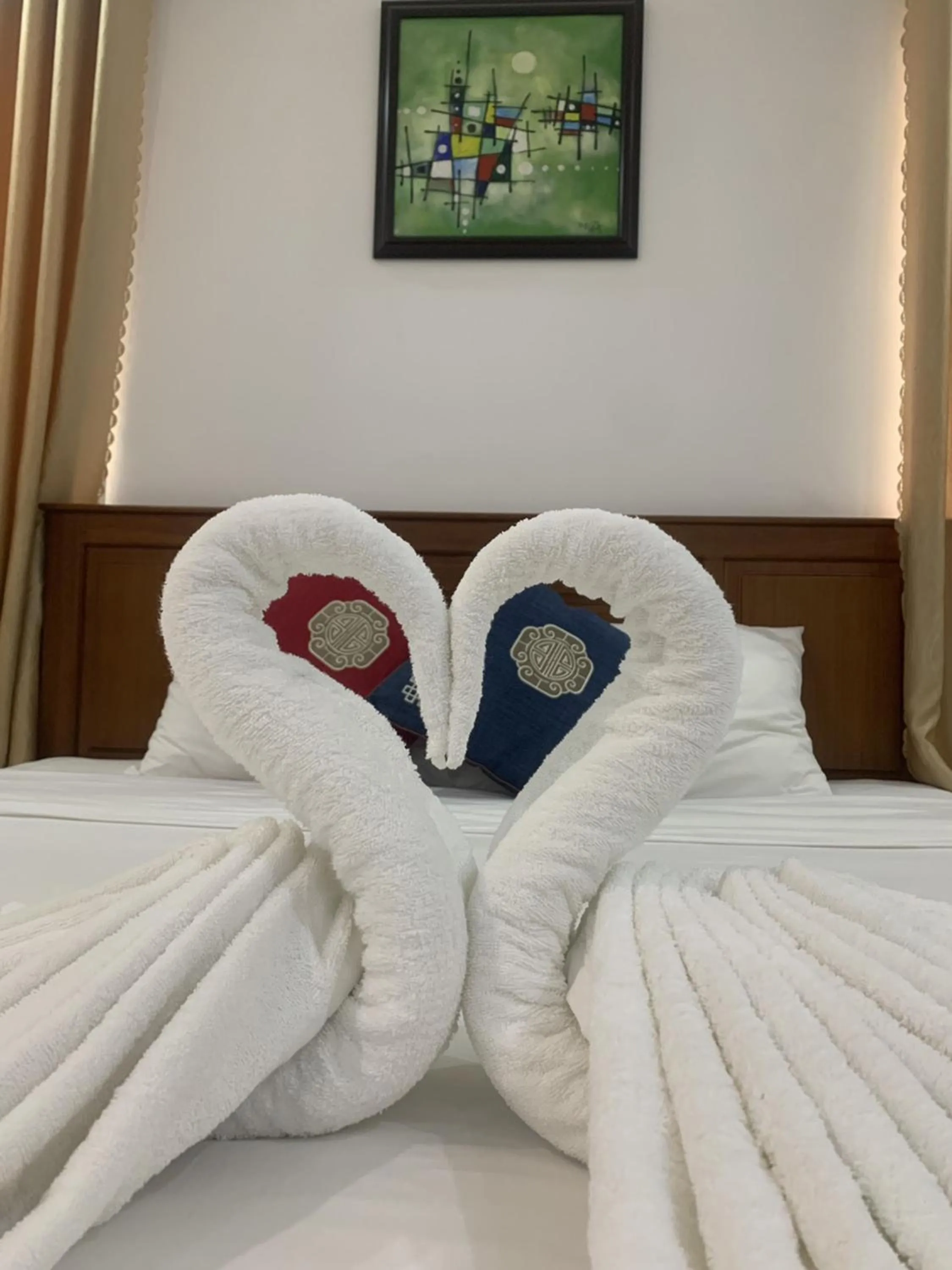 Bed in Hoi An Town Of Viet House Homestay