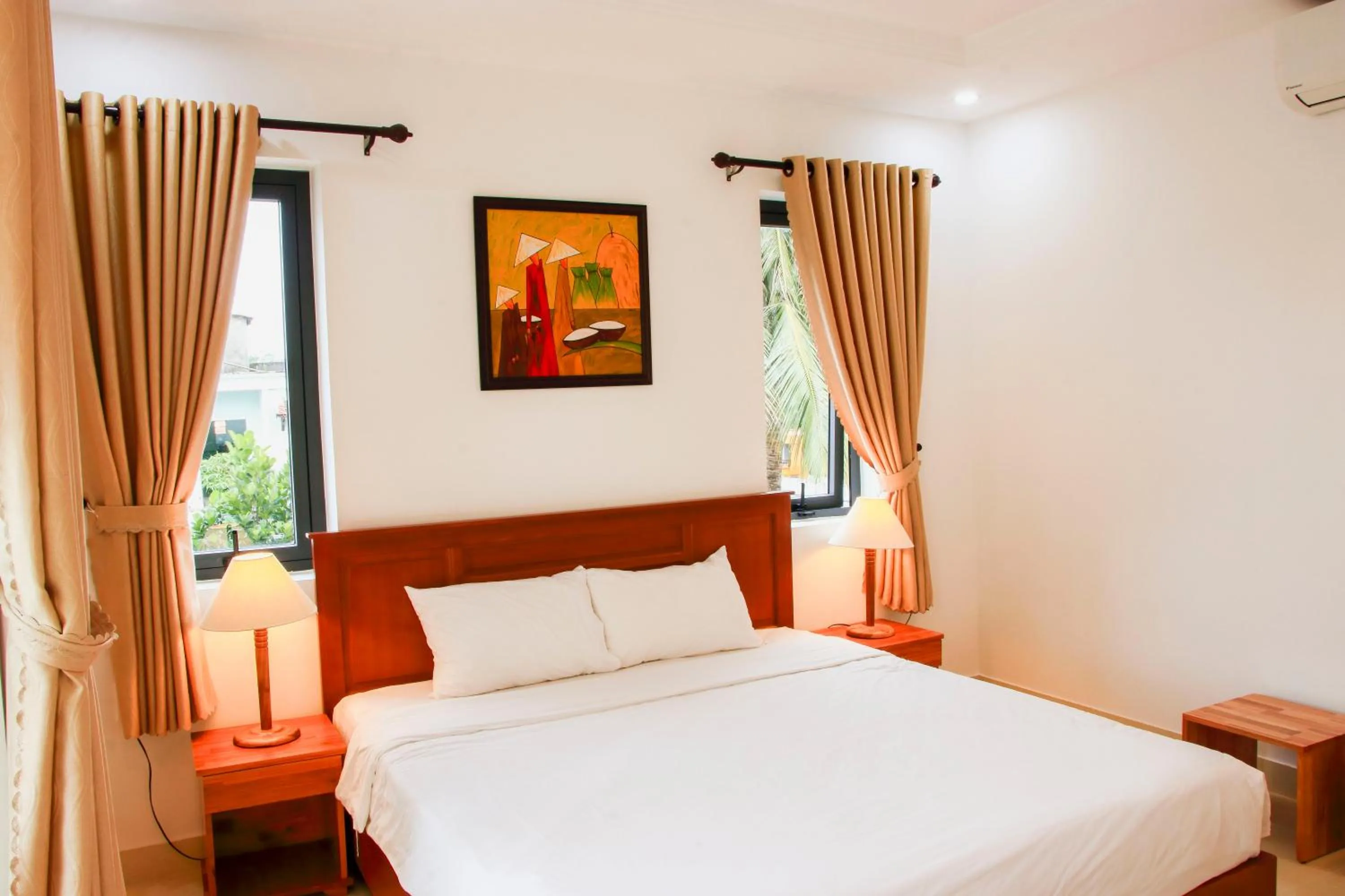 Bed in Hoi An Town Of Viet House Homestay