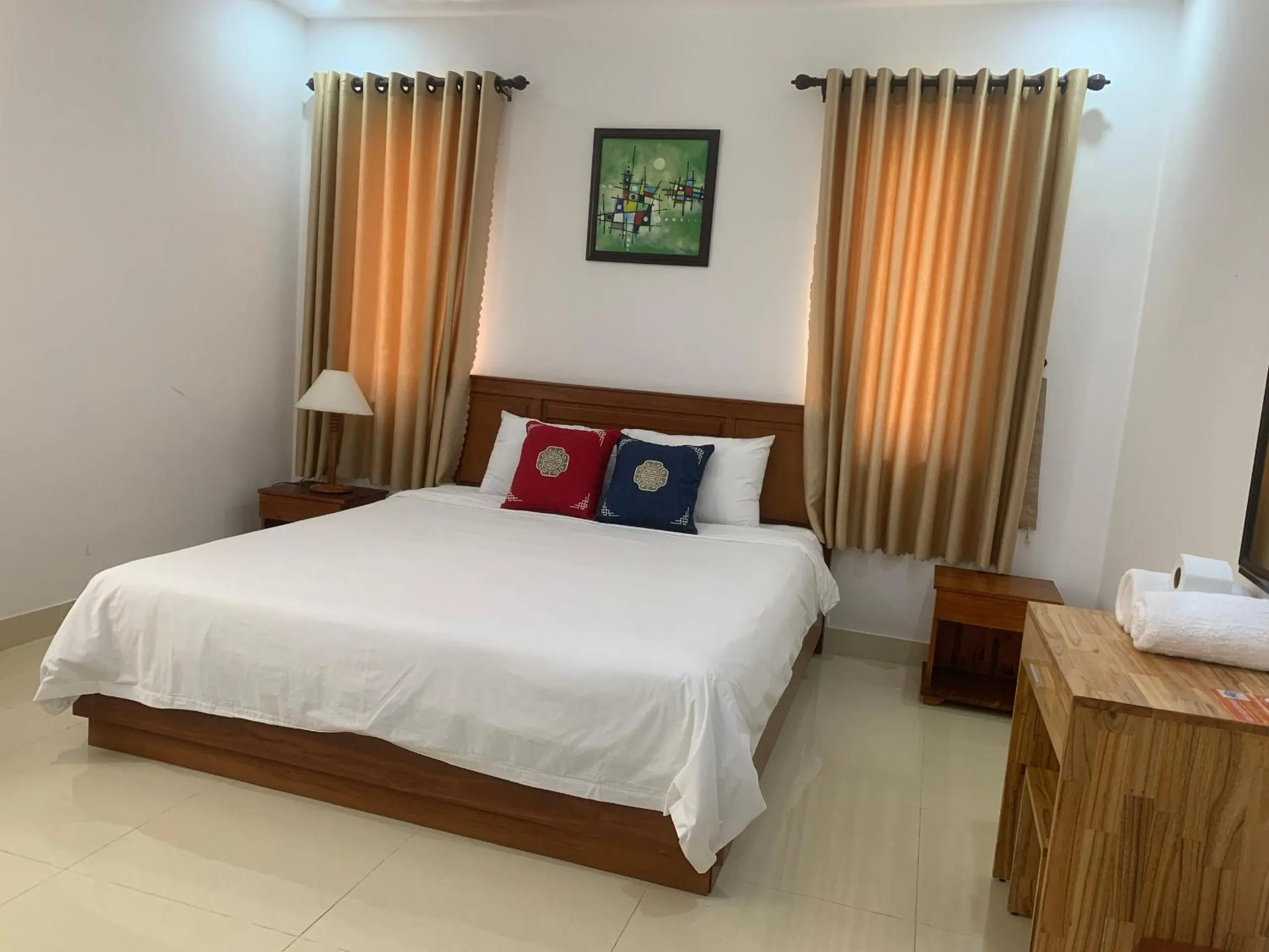 Bed in Hoi An Town Of Viet House Homestay