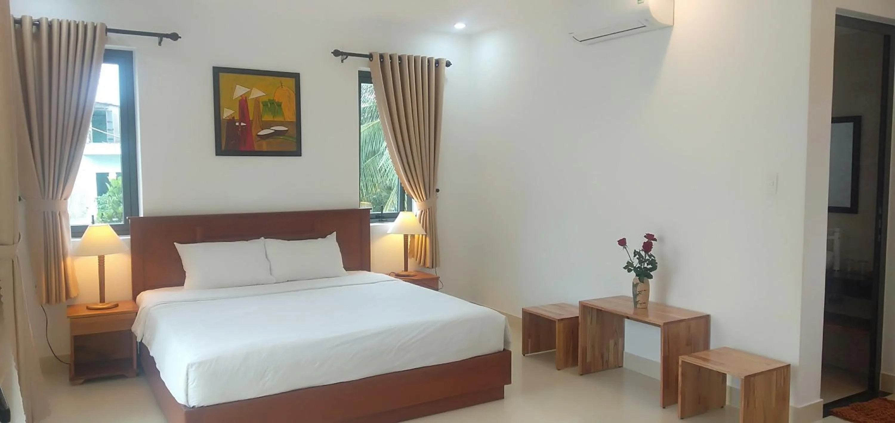 Bed in Hoi An Town Of Viet House Homestay
