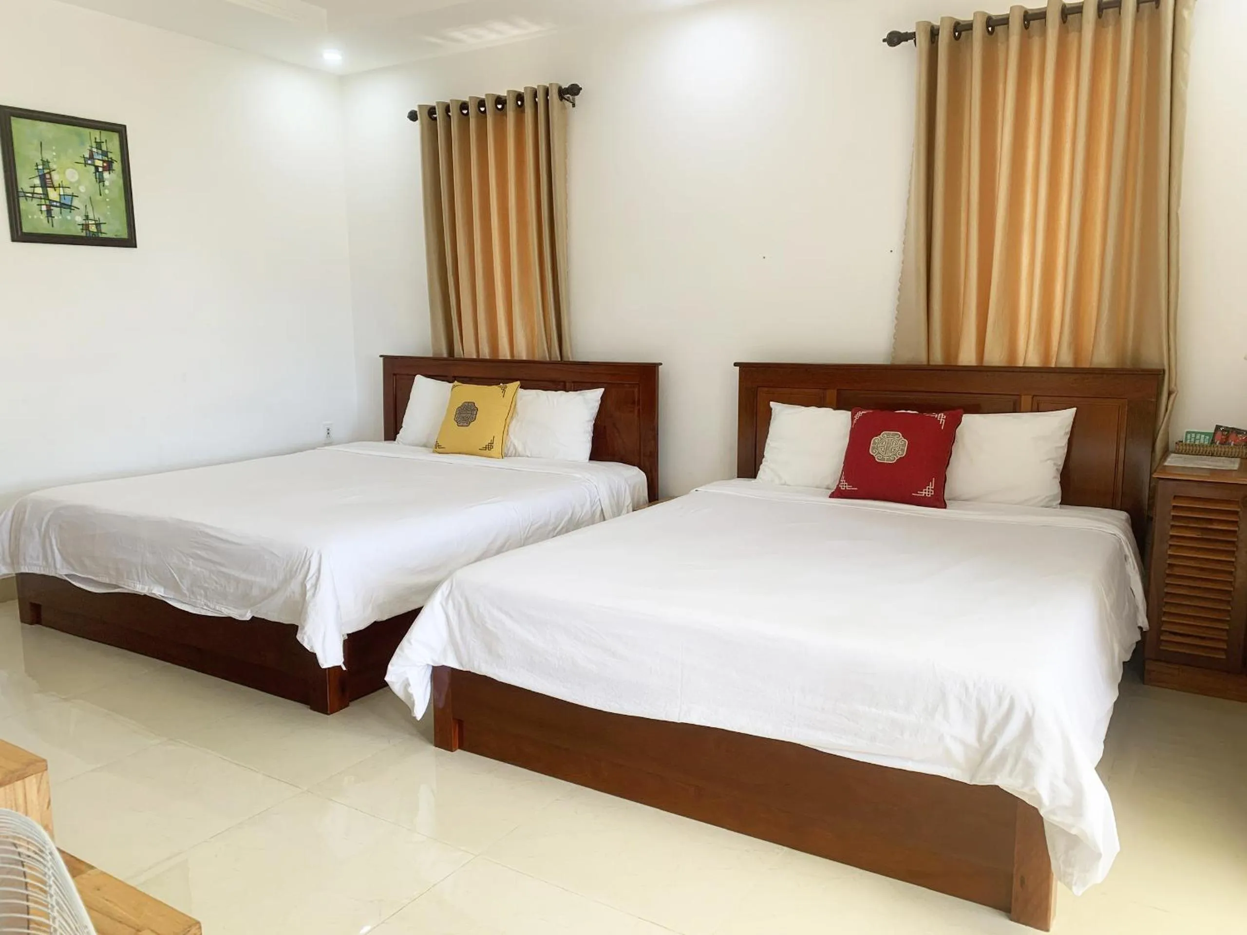 Bed in Hoi An Town Of Viet House Homestay
