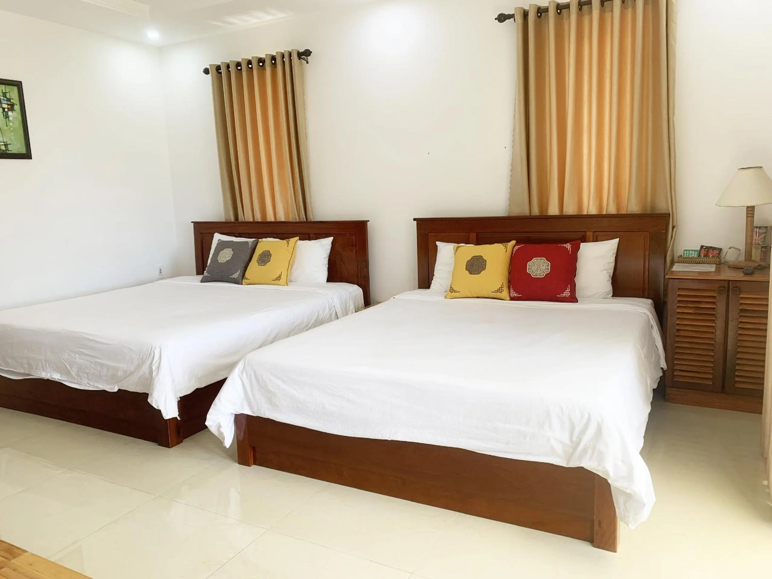 Bed in Hoi An Town Of Viet House Homestay