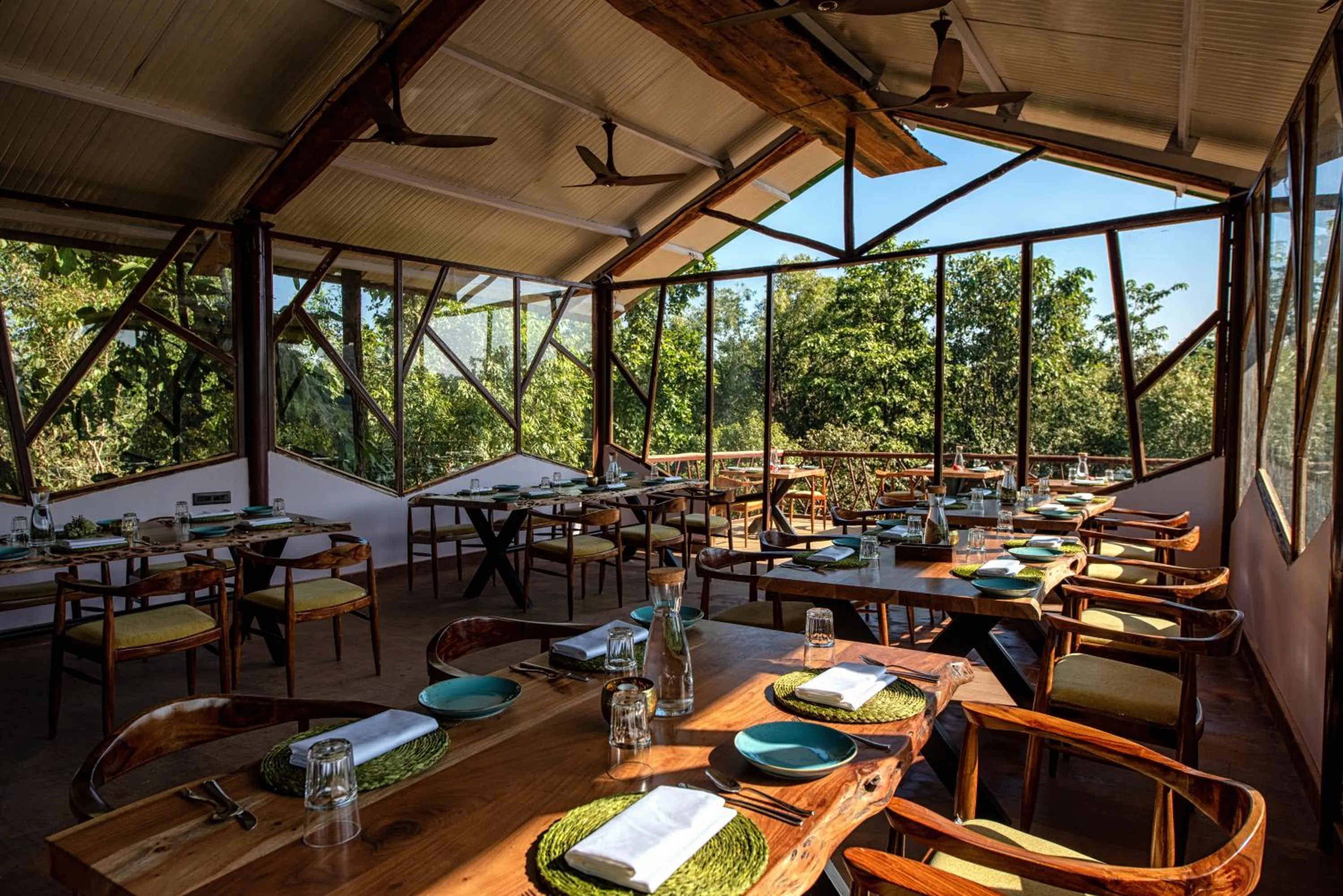 Restaurant/places to eat in Kanha Jungle Camp