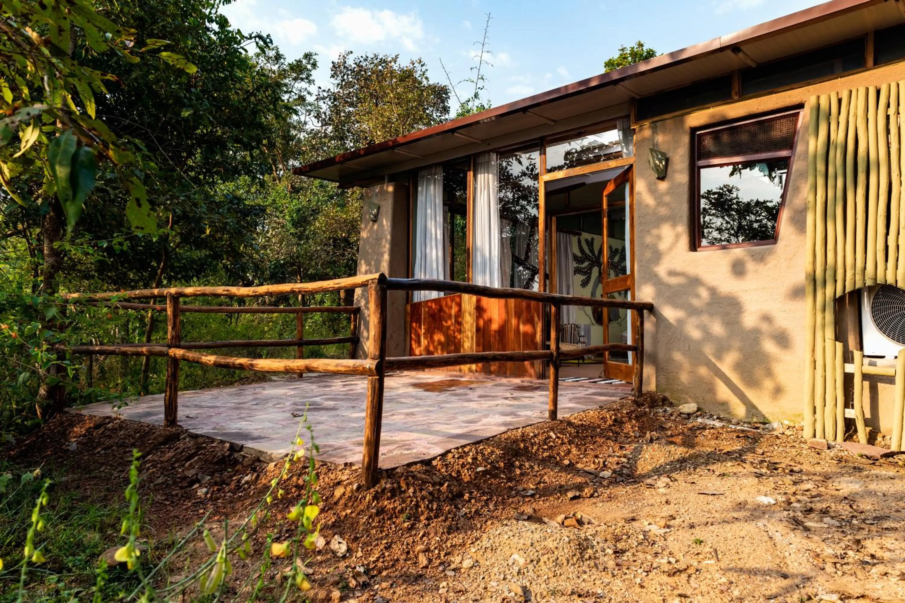 Balcony/Terrace in Kanha Jungle Camp