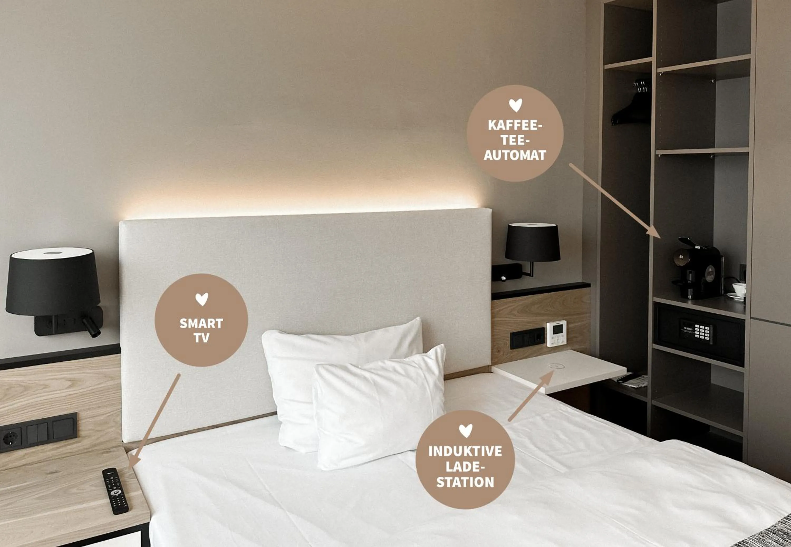 Photo of the whole room, Bed in Wessinger