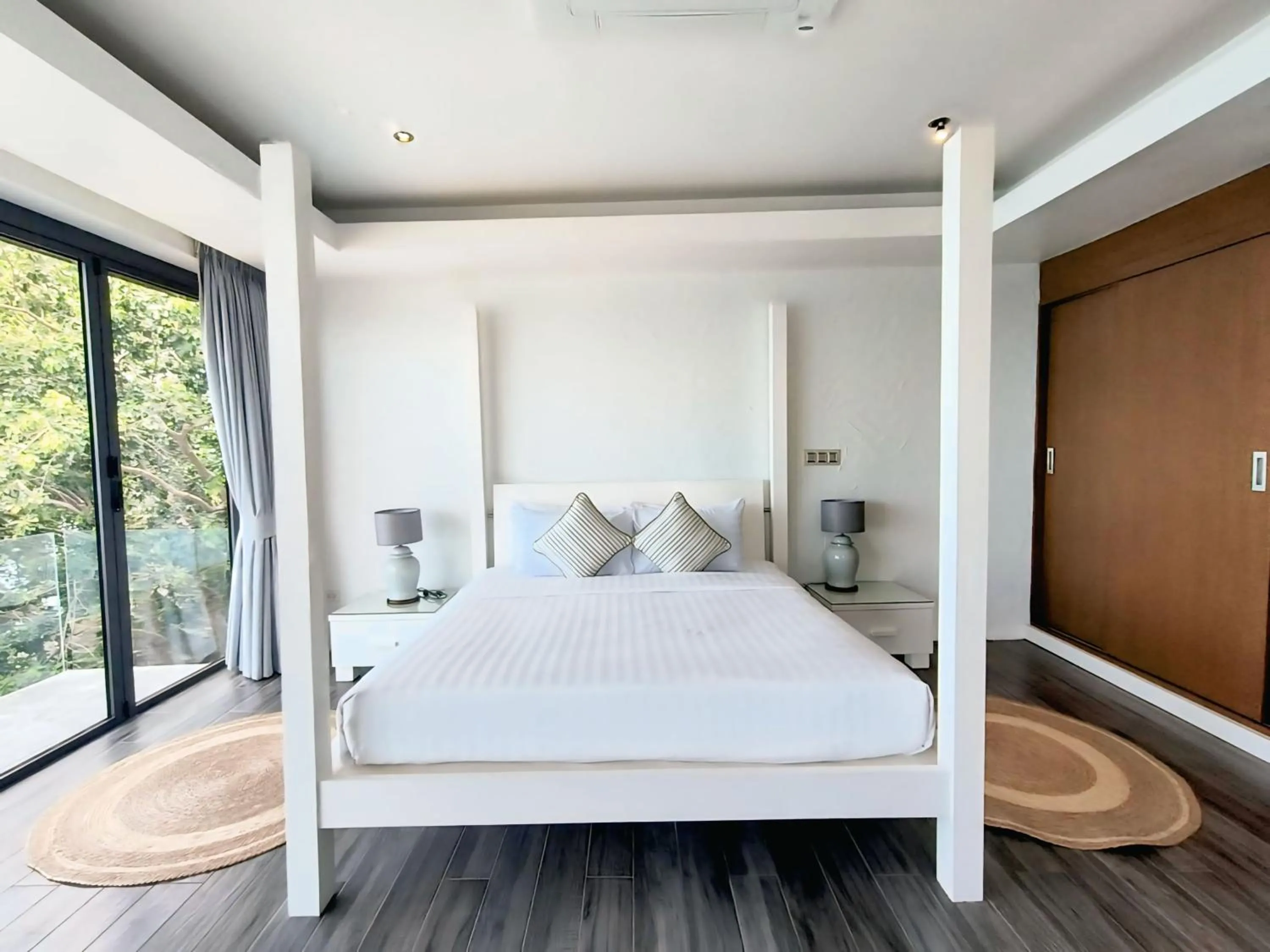 Bed in Villa Samayra - An Oceanfront Pool Villa, Koh Samui