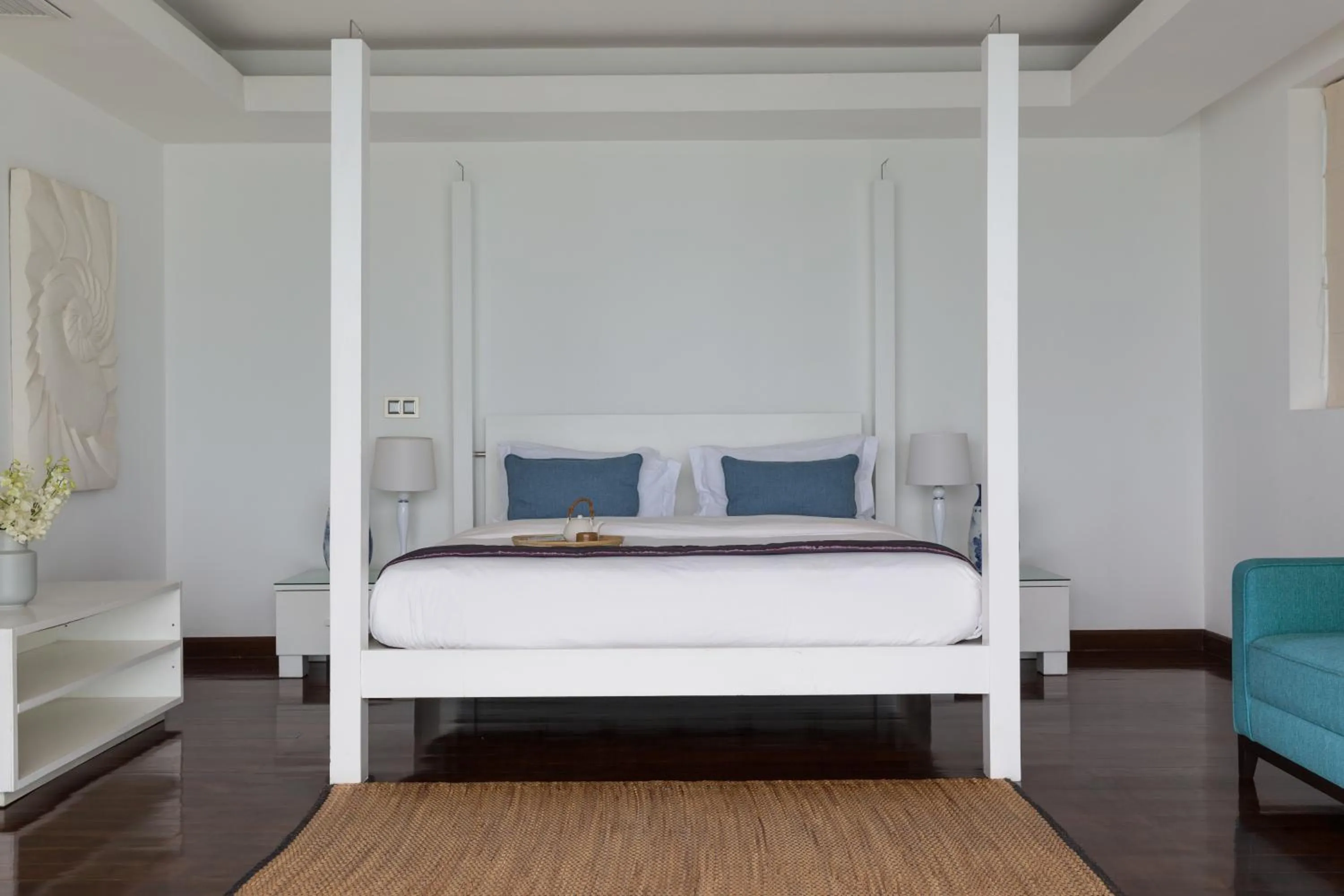 Bed in Villa Samayra - An Oceanfront Pool Villa, Koh Samui