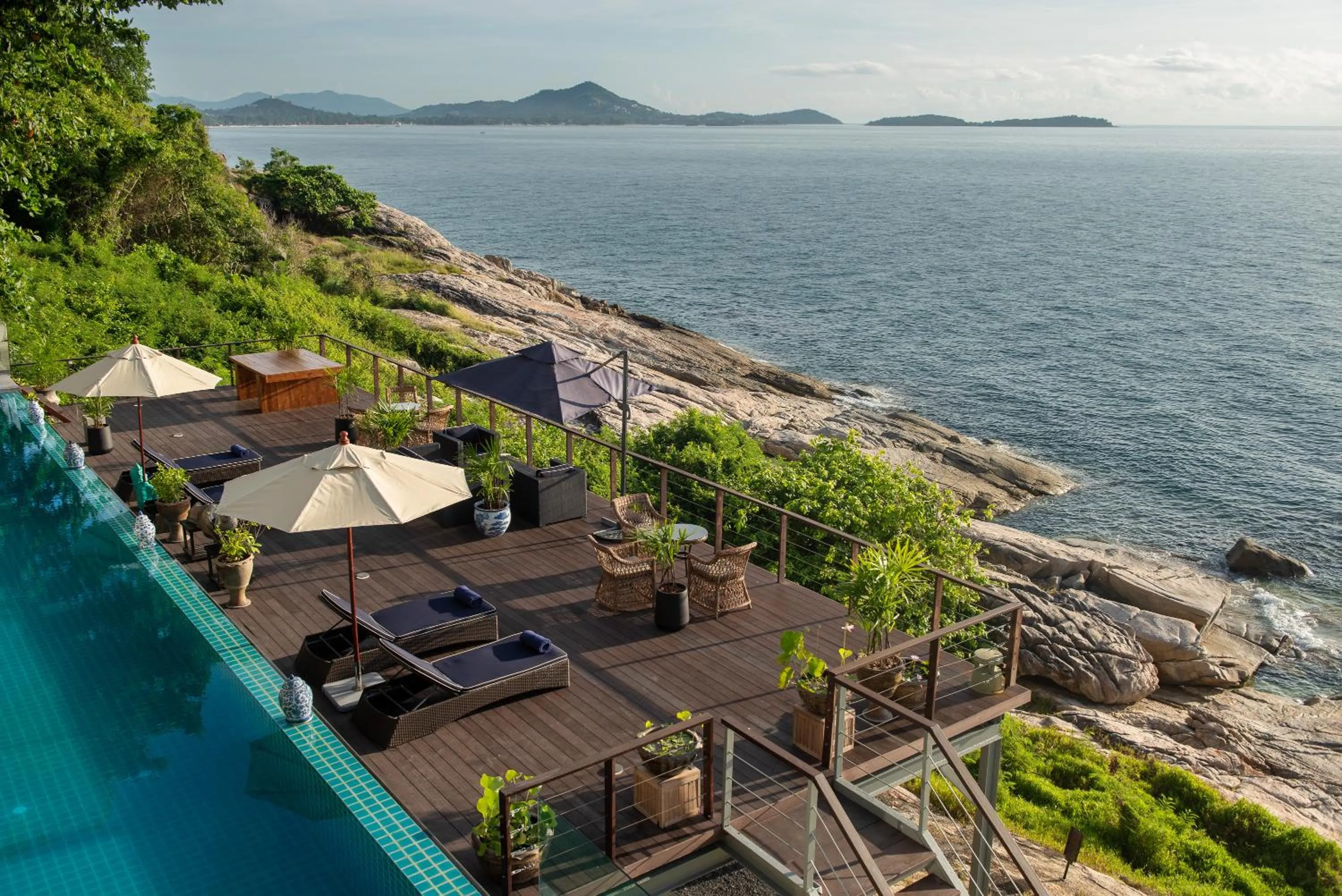 Patio in Villa Samayra - An Oceanfront Pool Villa, Koh Samui