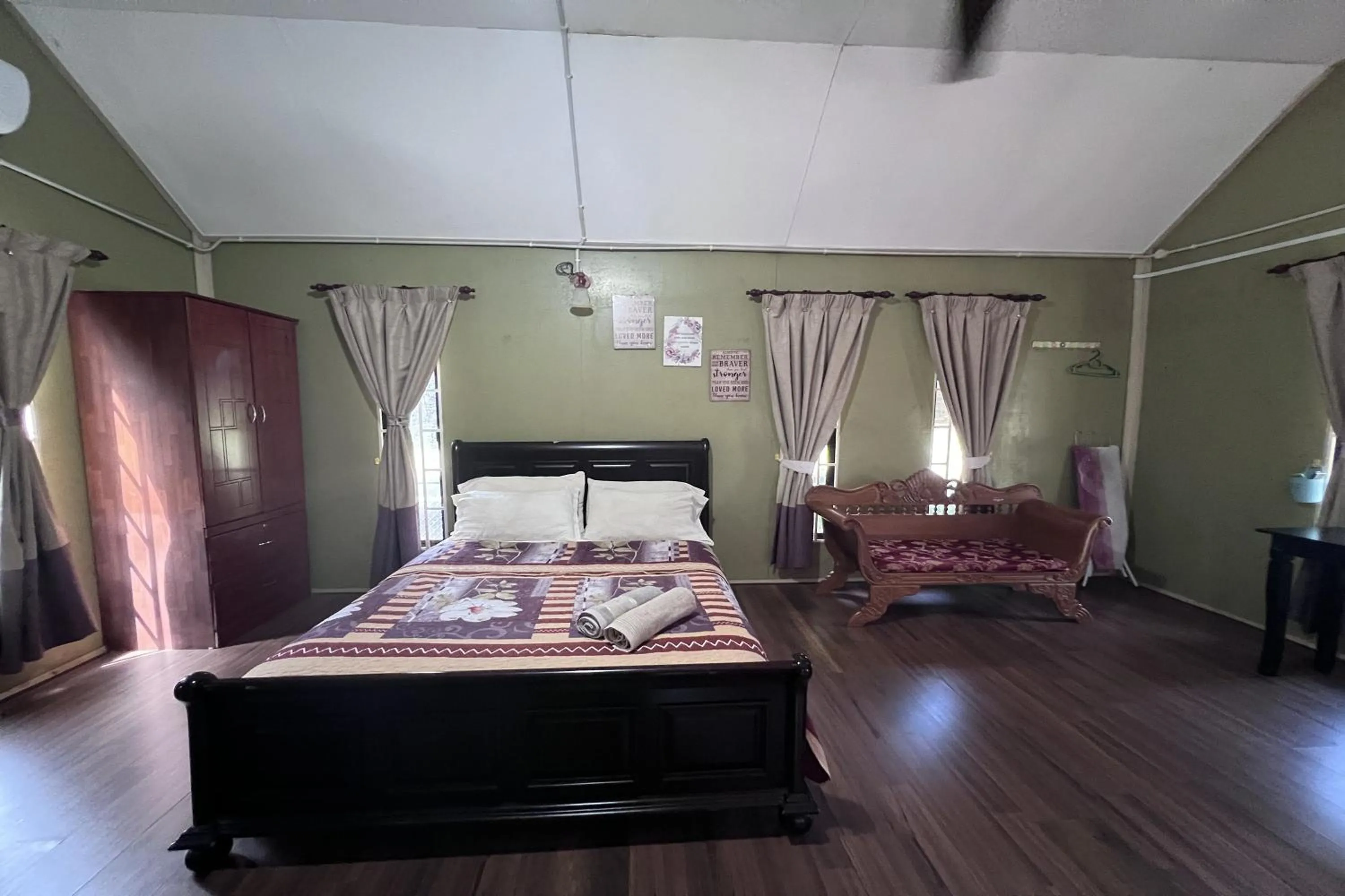 Photo of the whole room, Bed in Nurbayu Chalet, Kemaman