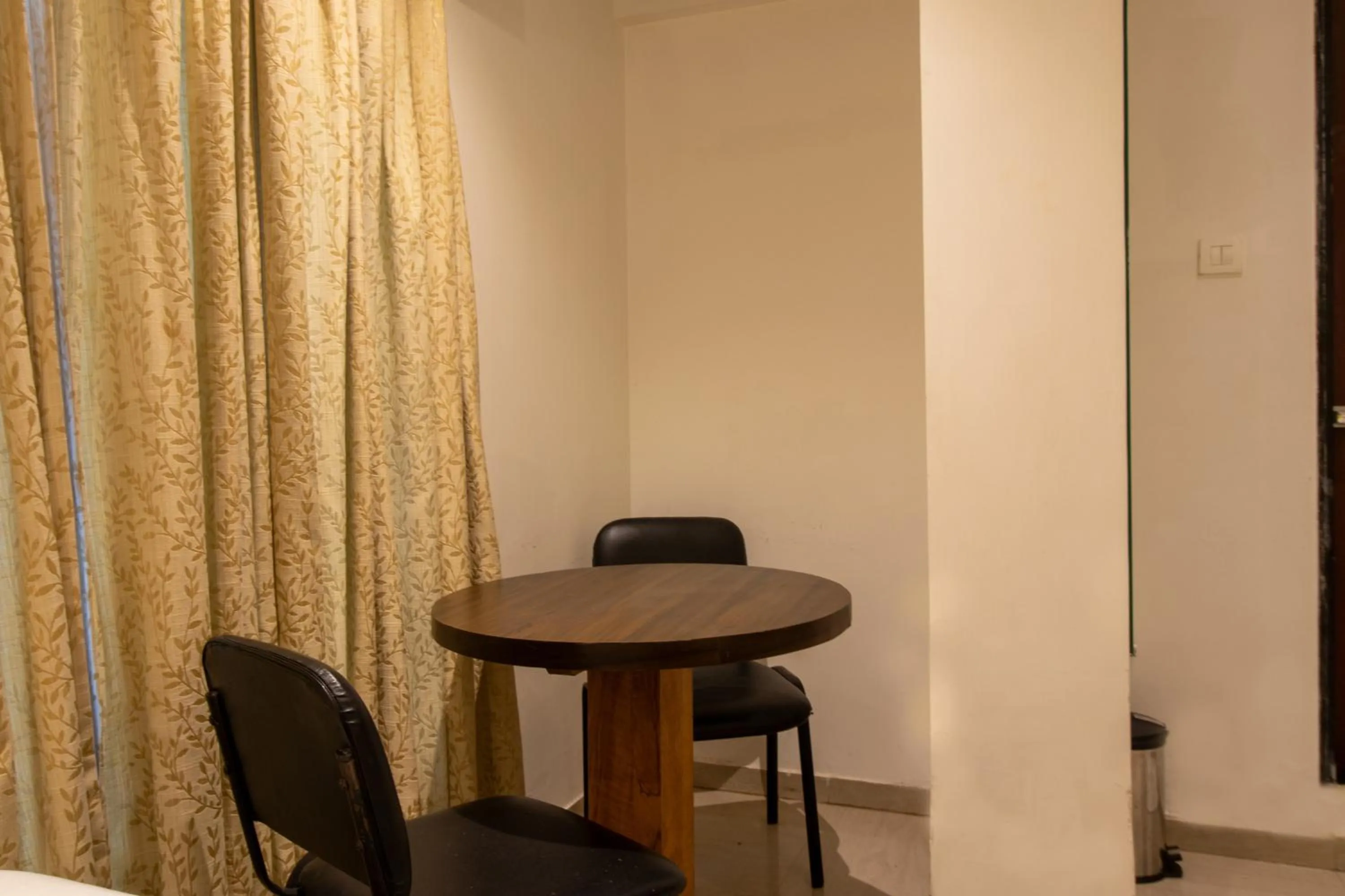 Dining area in Hotel Malad Inn opposite Malad Railway Station