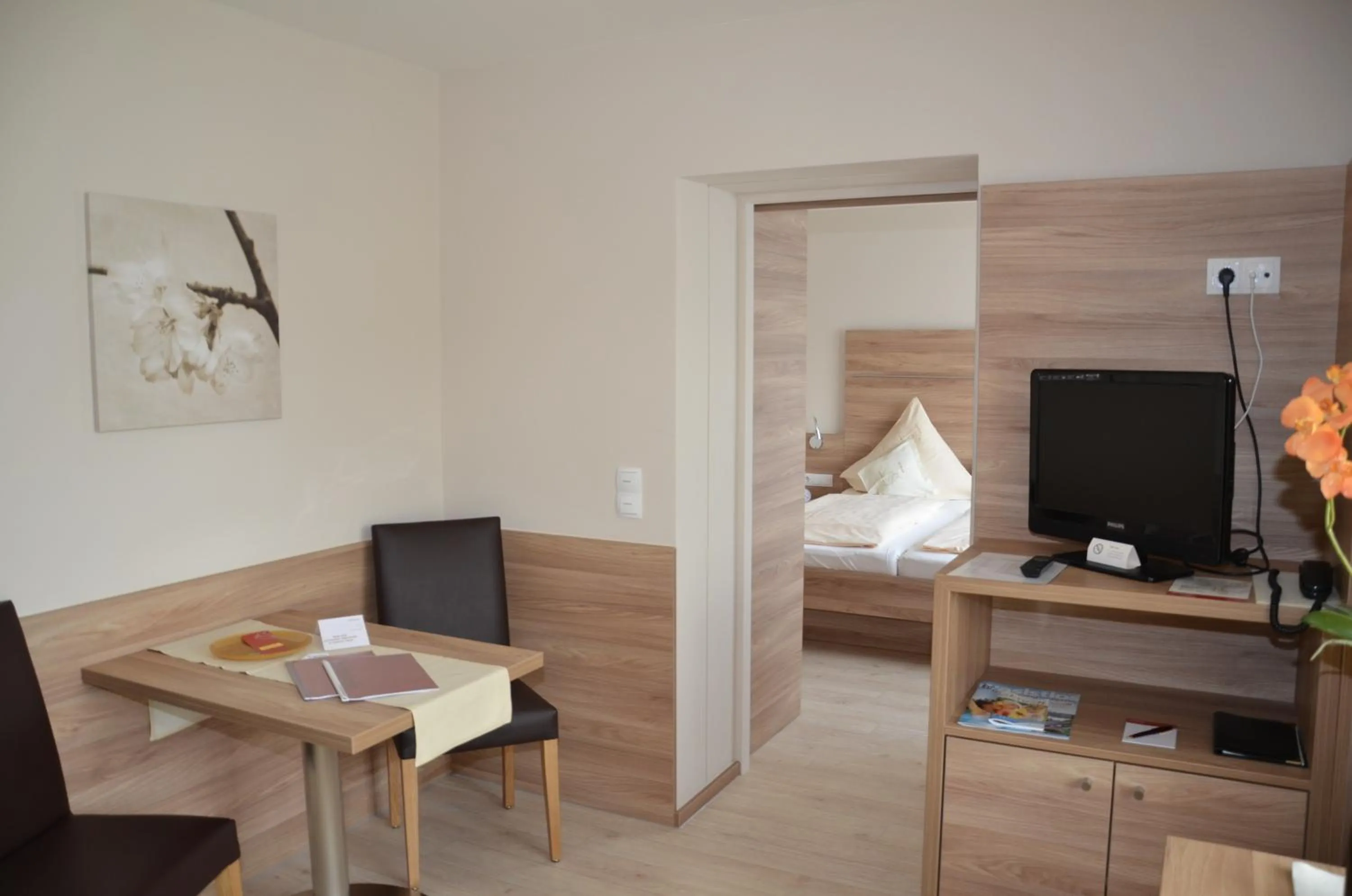 Bed in Aparthotel Christine