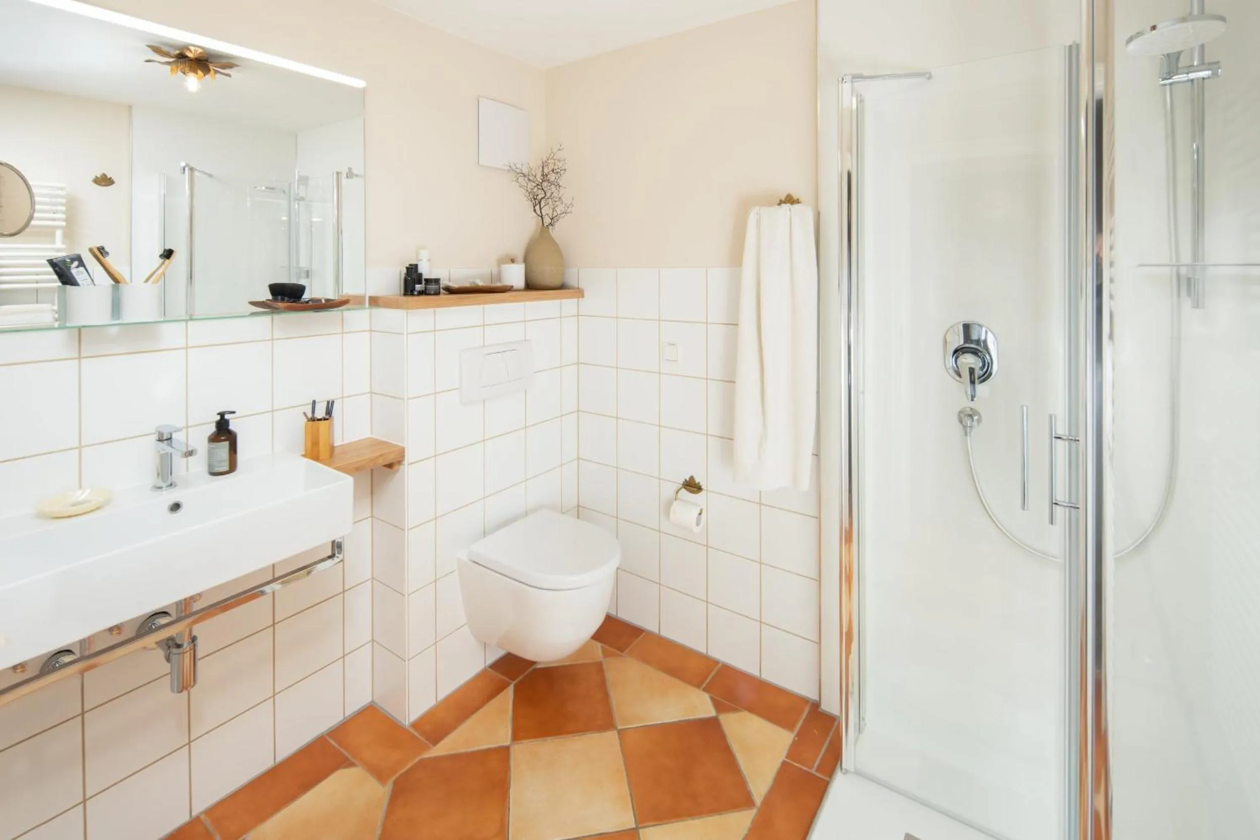 Shower in Aparthotel Christine