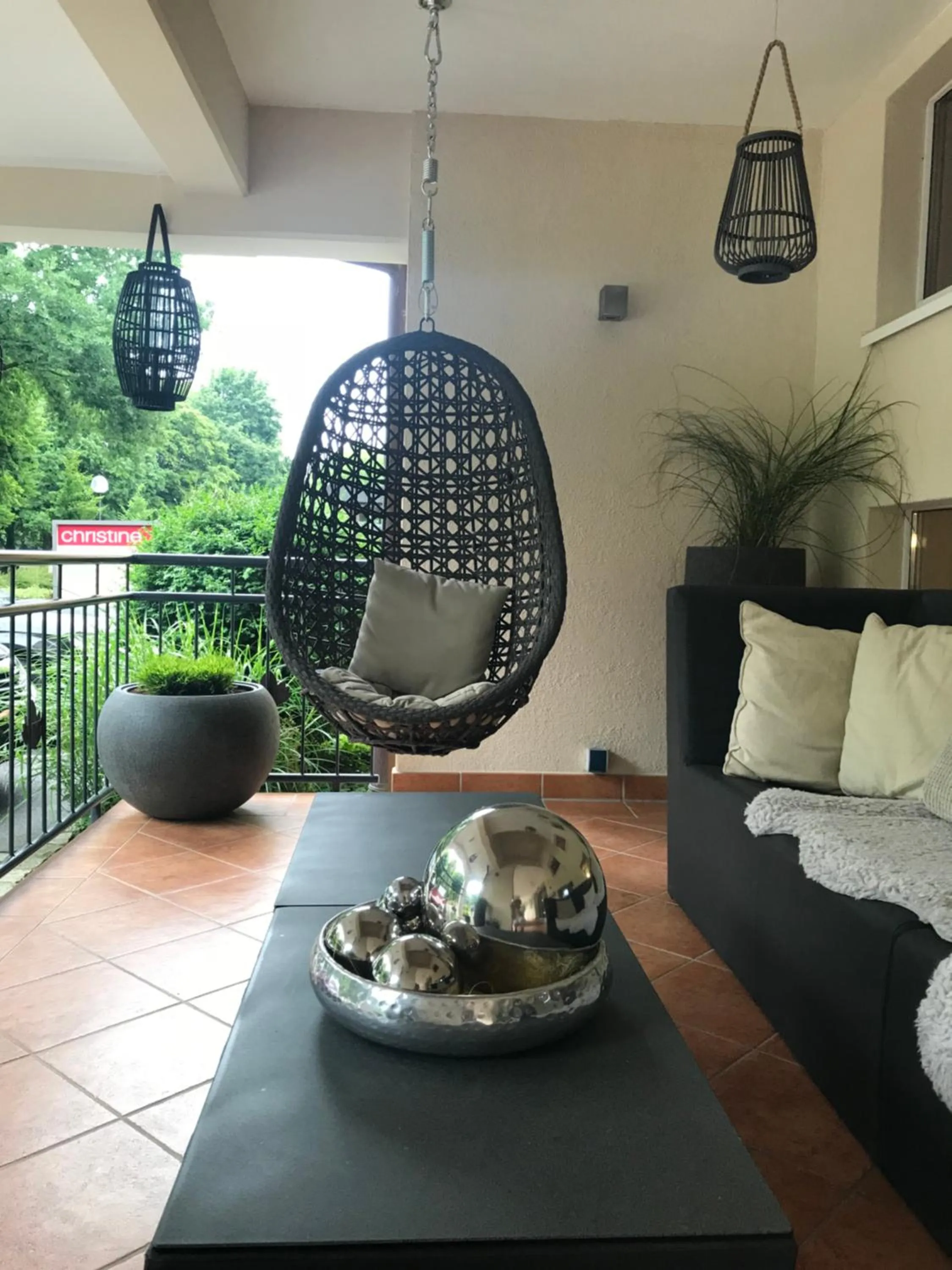 Balcony/Terrace in Aparthotel Christine