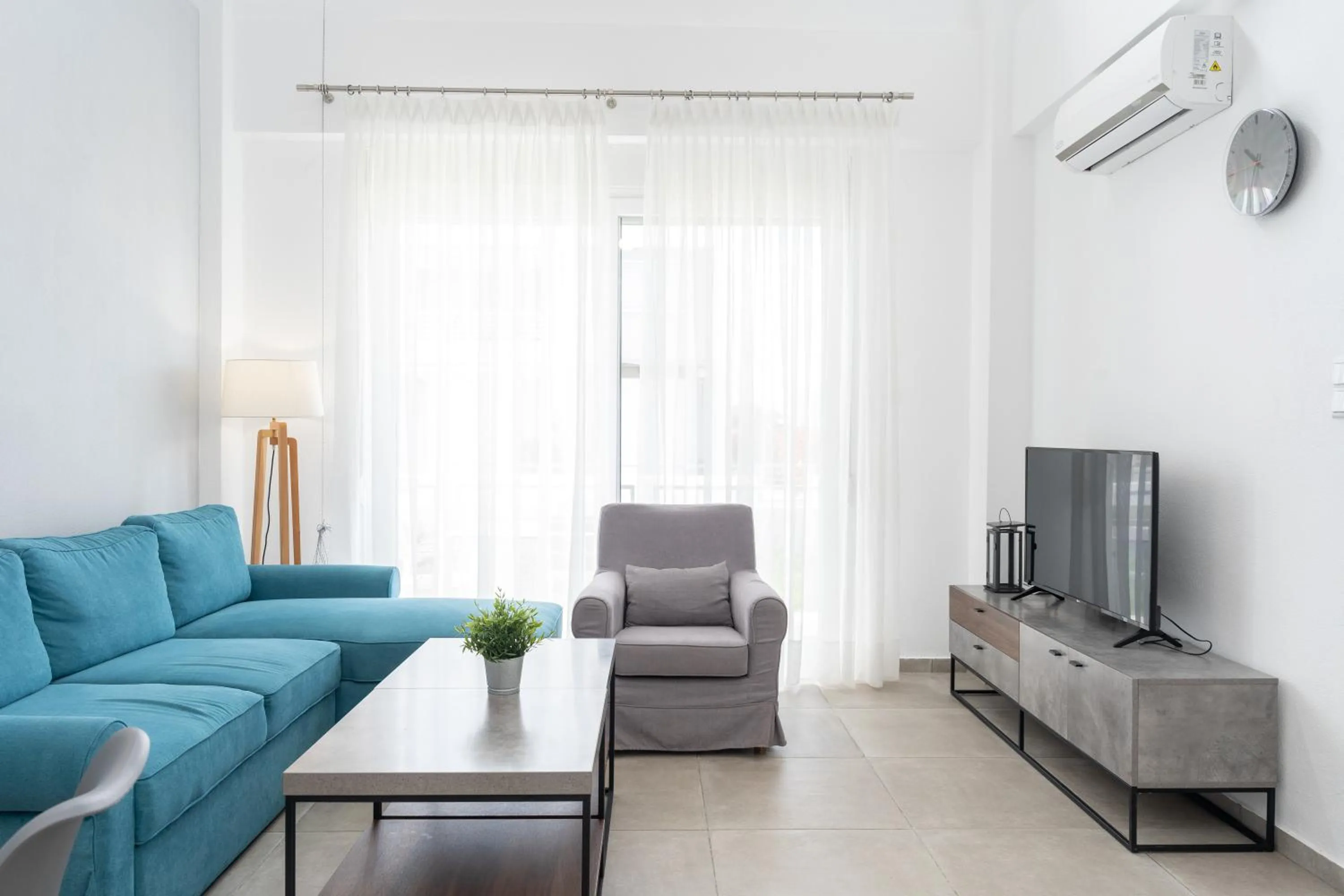 Living room in Thalassa & Thalassa Prive Residential Complex