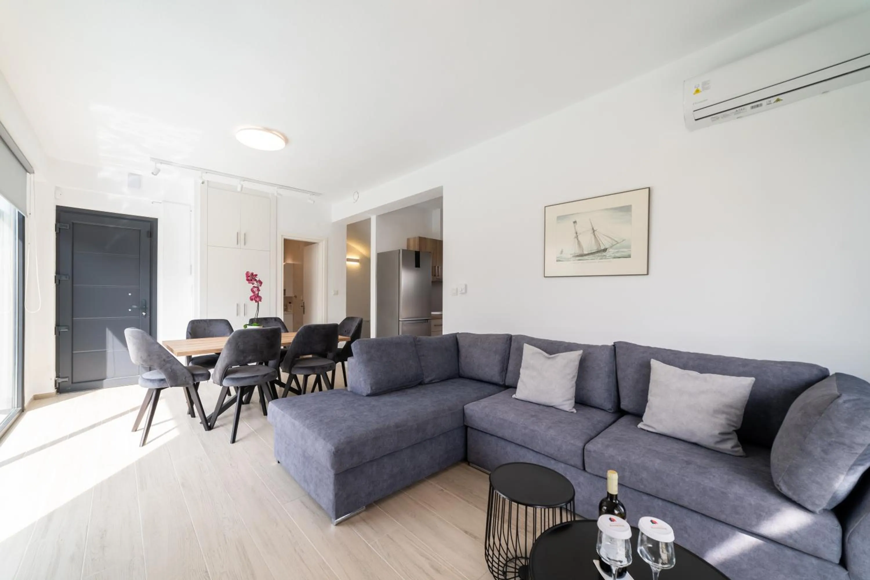 Living room in Thalassa & Thalassa Prive Residential Complex