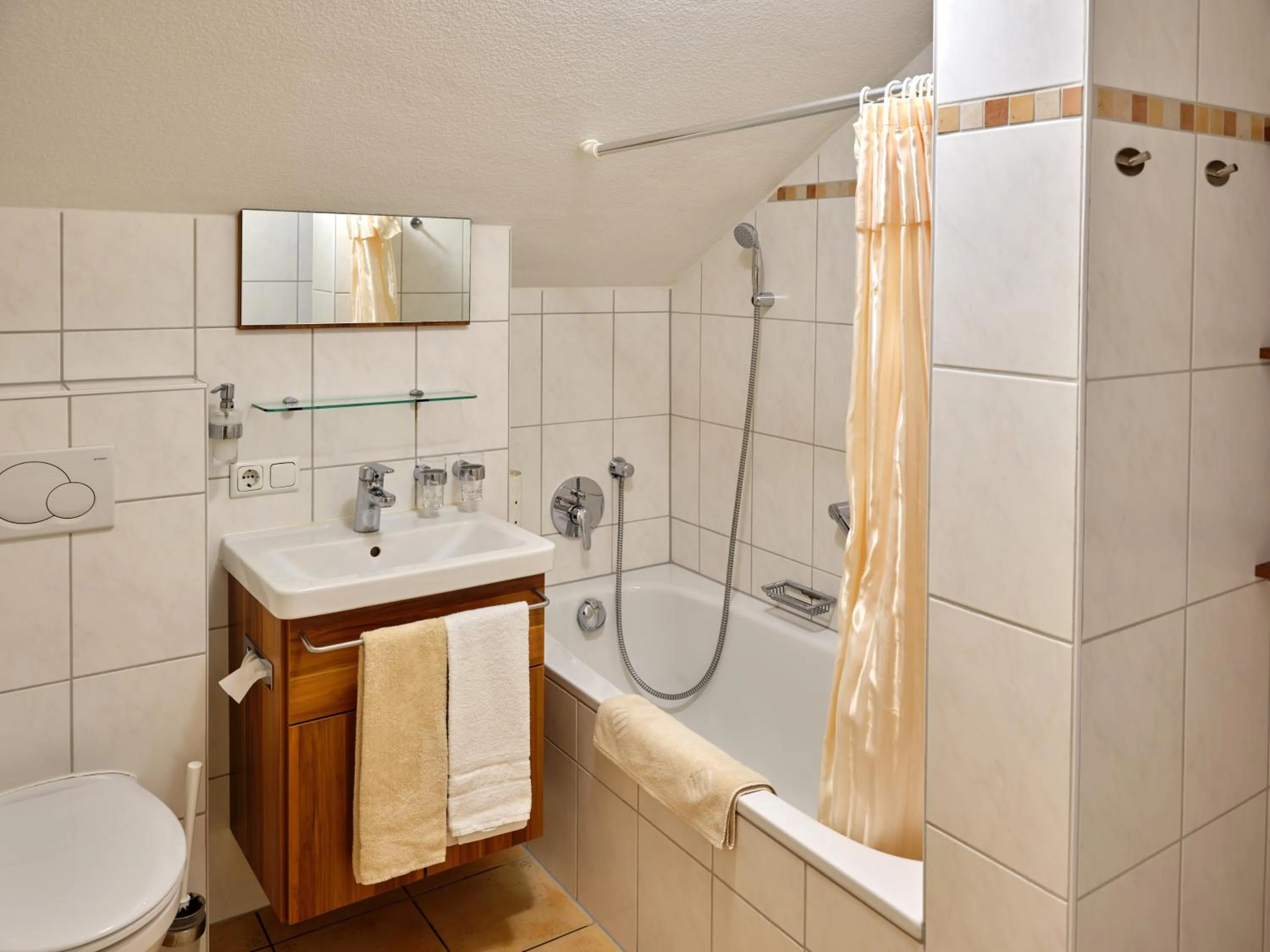 Shower in Appartement-Haus Blumenhof