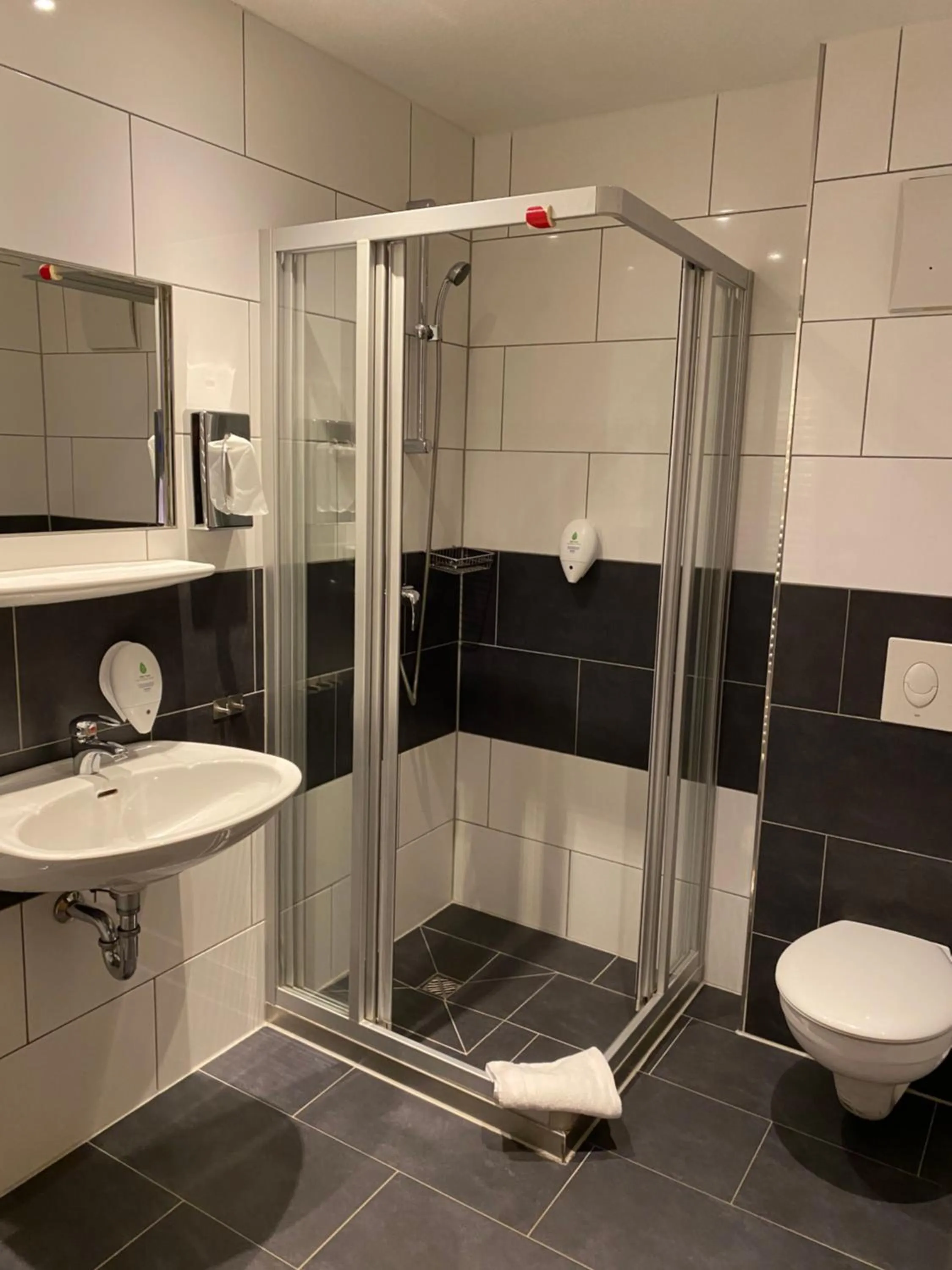 Shower in Hotel Sonne