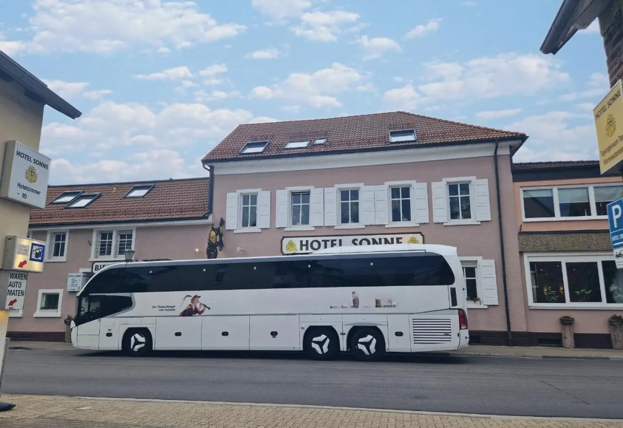 group of guests in Hotel Sonne