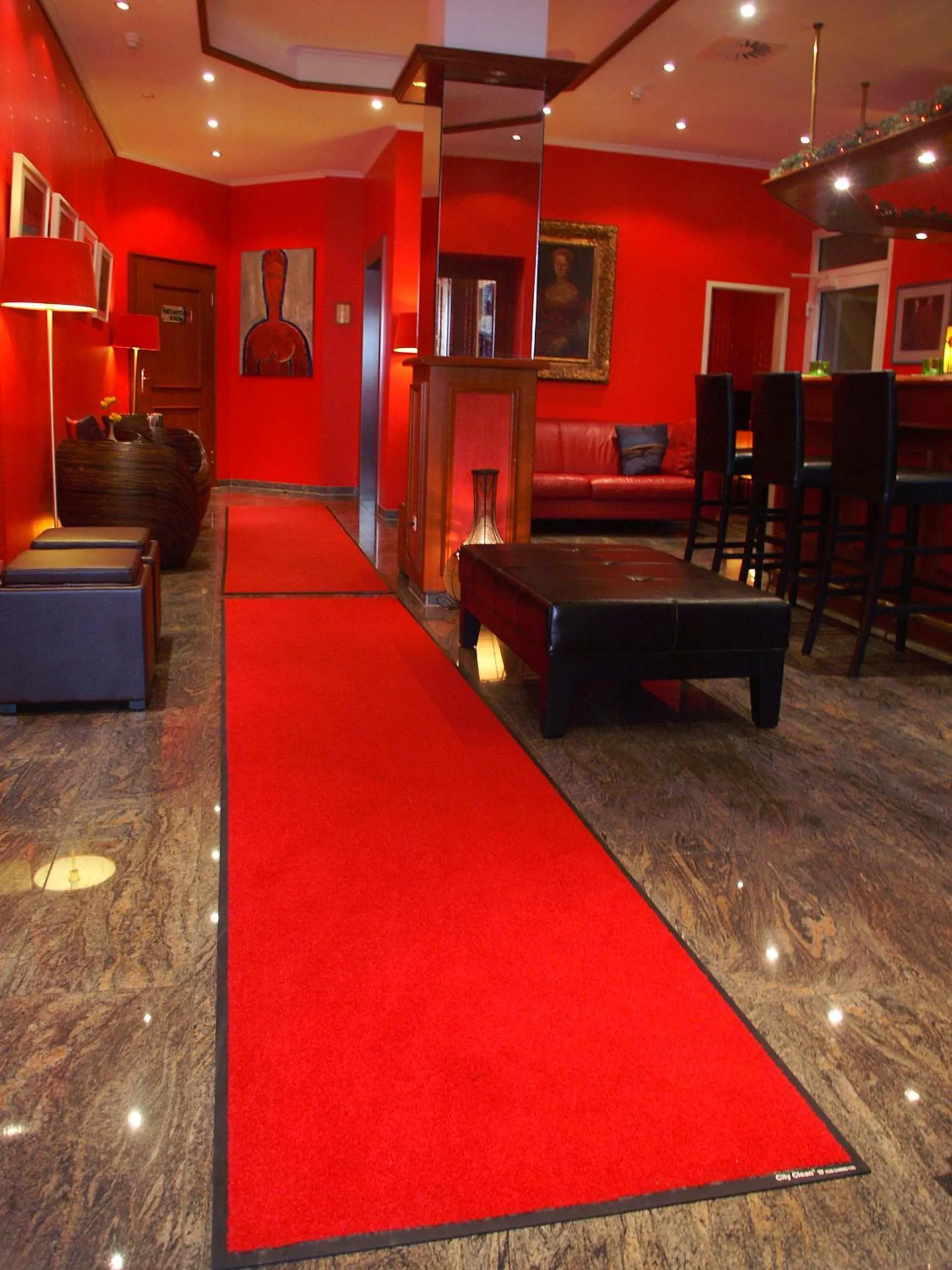 Lobby or reception in Hotel Servatius