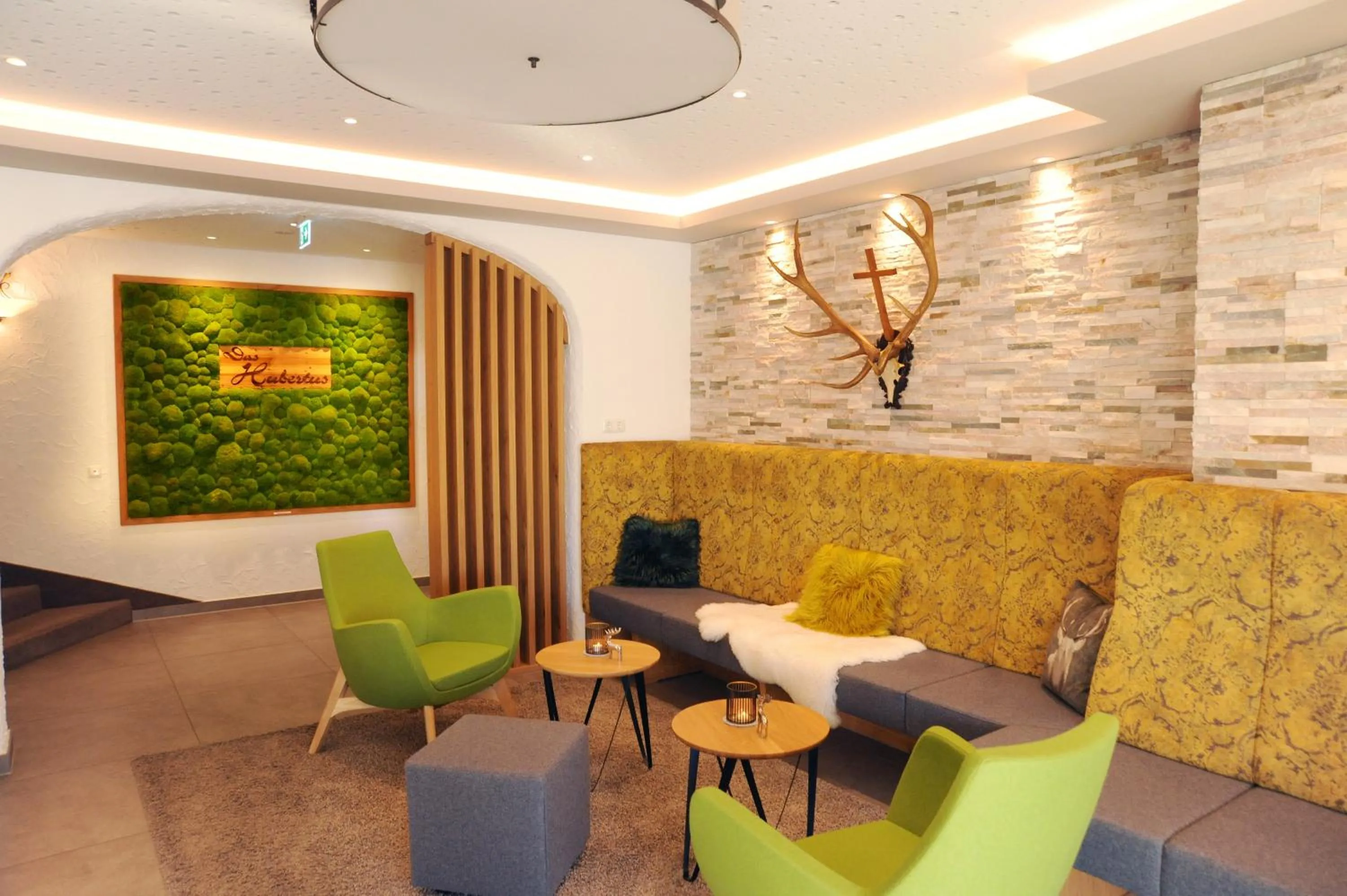 Lobby or reception in Ferienhotel Hubertus
