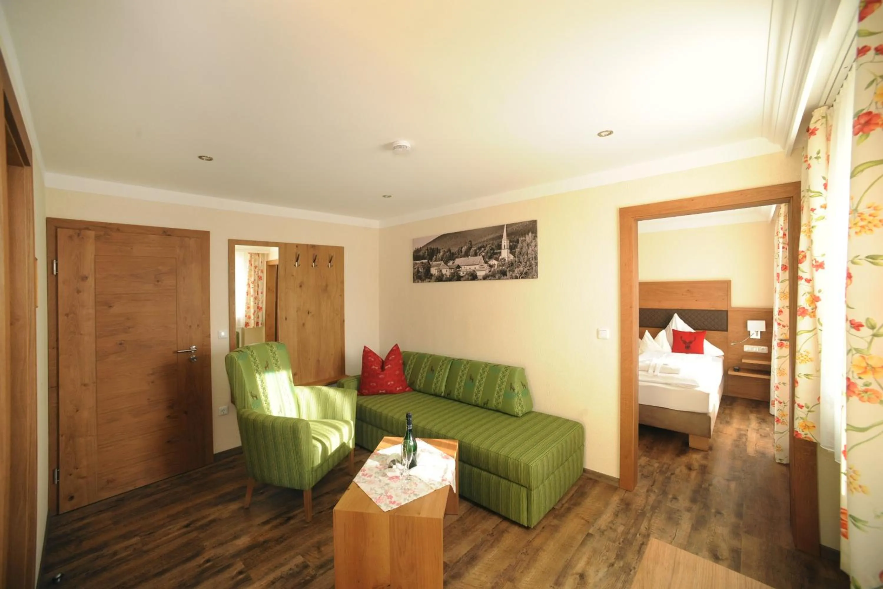 Bed in Ferienhotel Hubertus