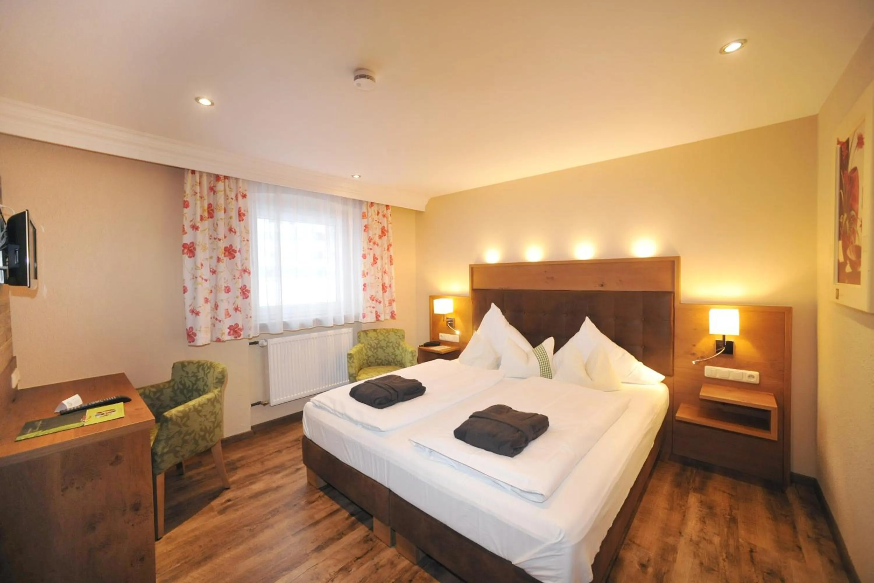 Bed in Ferienhotel Hubertus