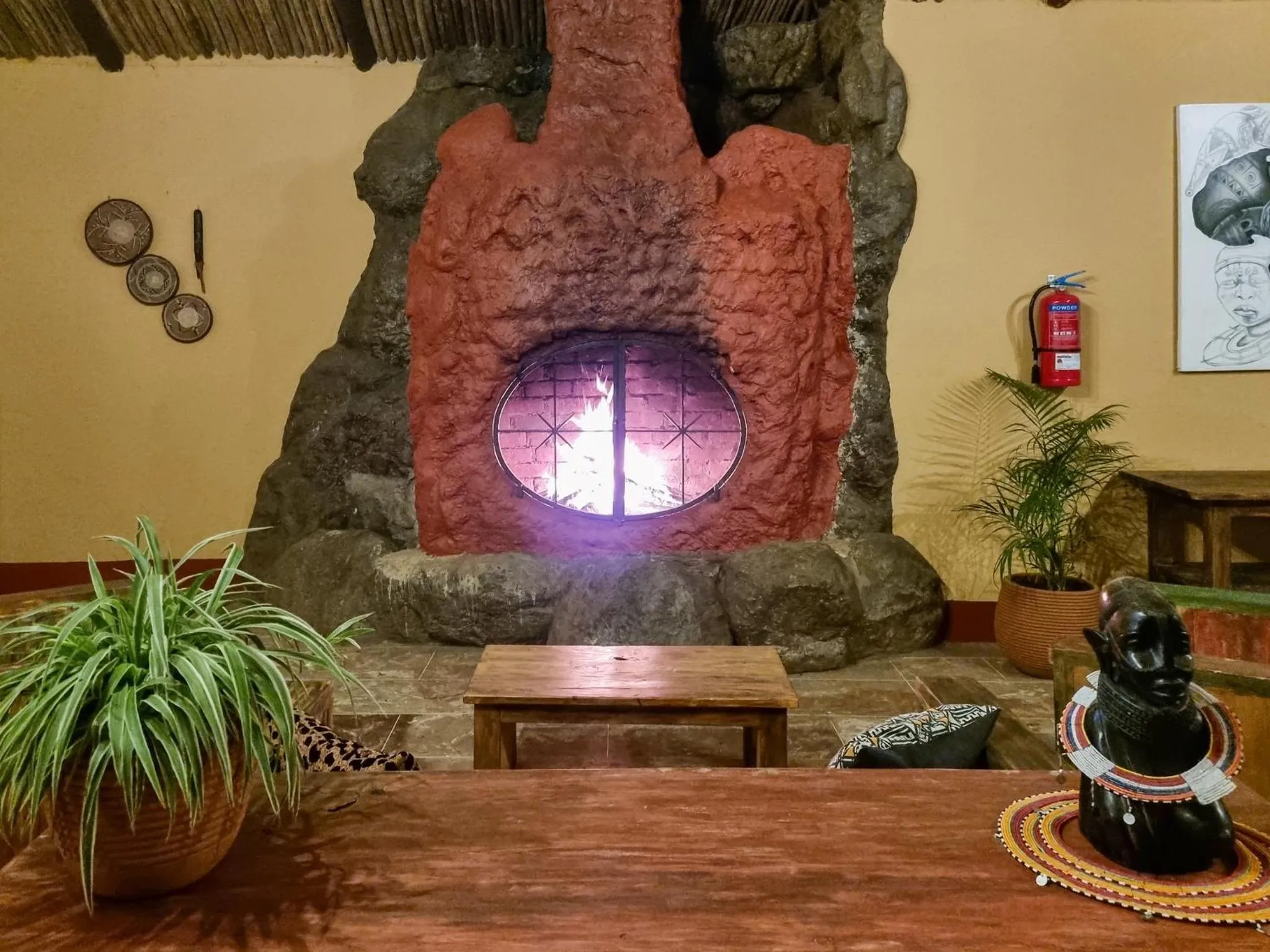 Living room in Africa Safari Arusha