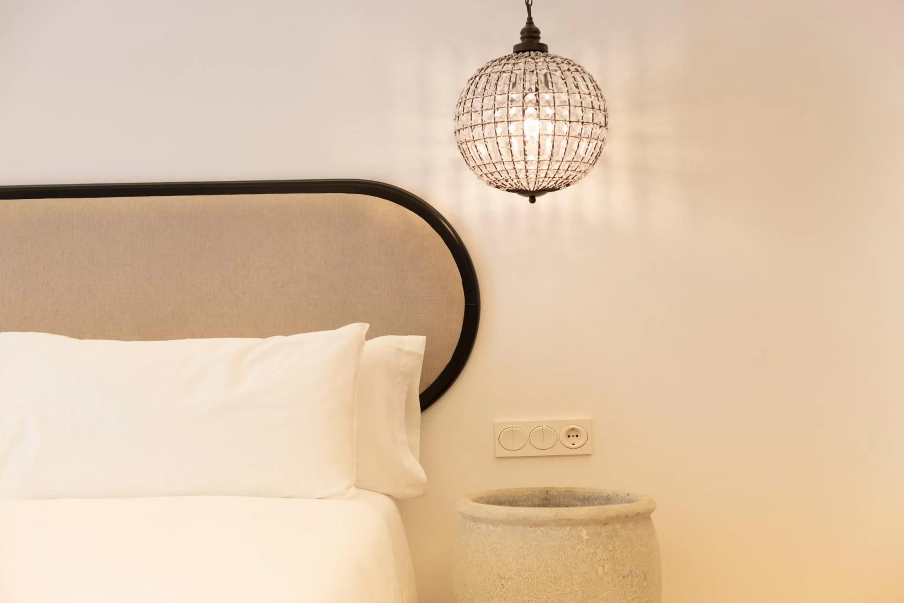 Decorative detail, Bed in Albariza Hotel Boutique