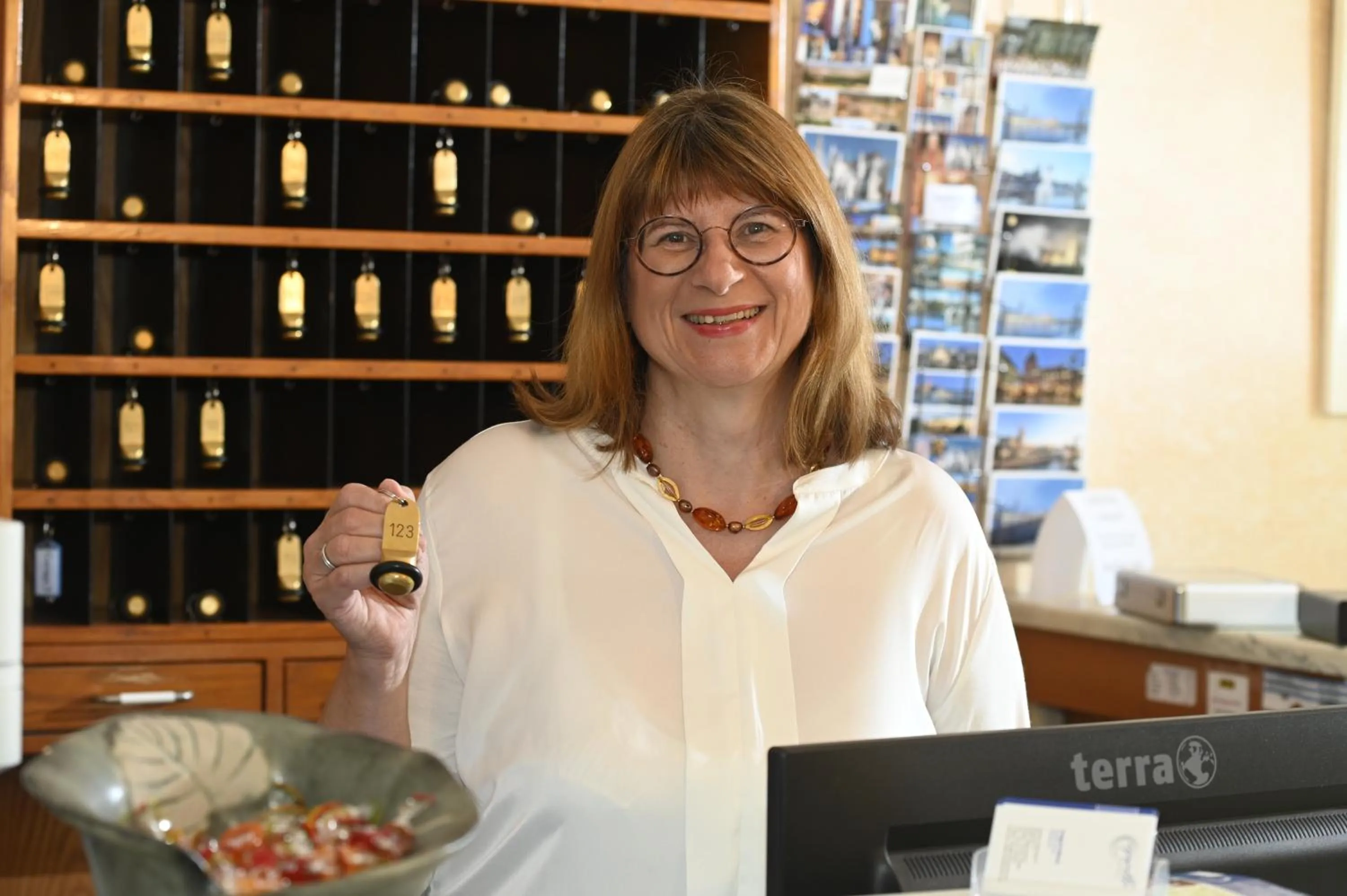 Lobby or reception in Hotel Apollo Garni