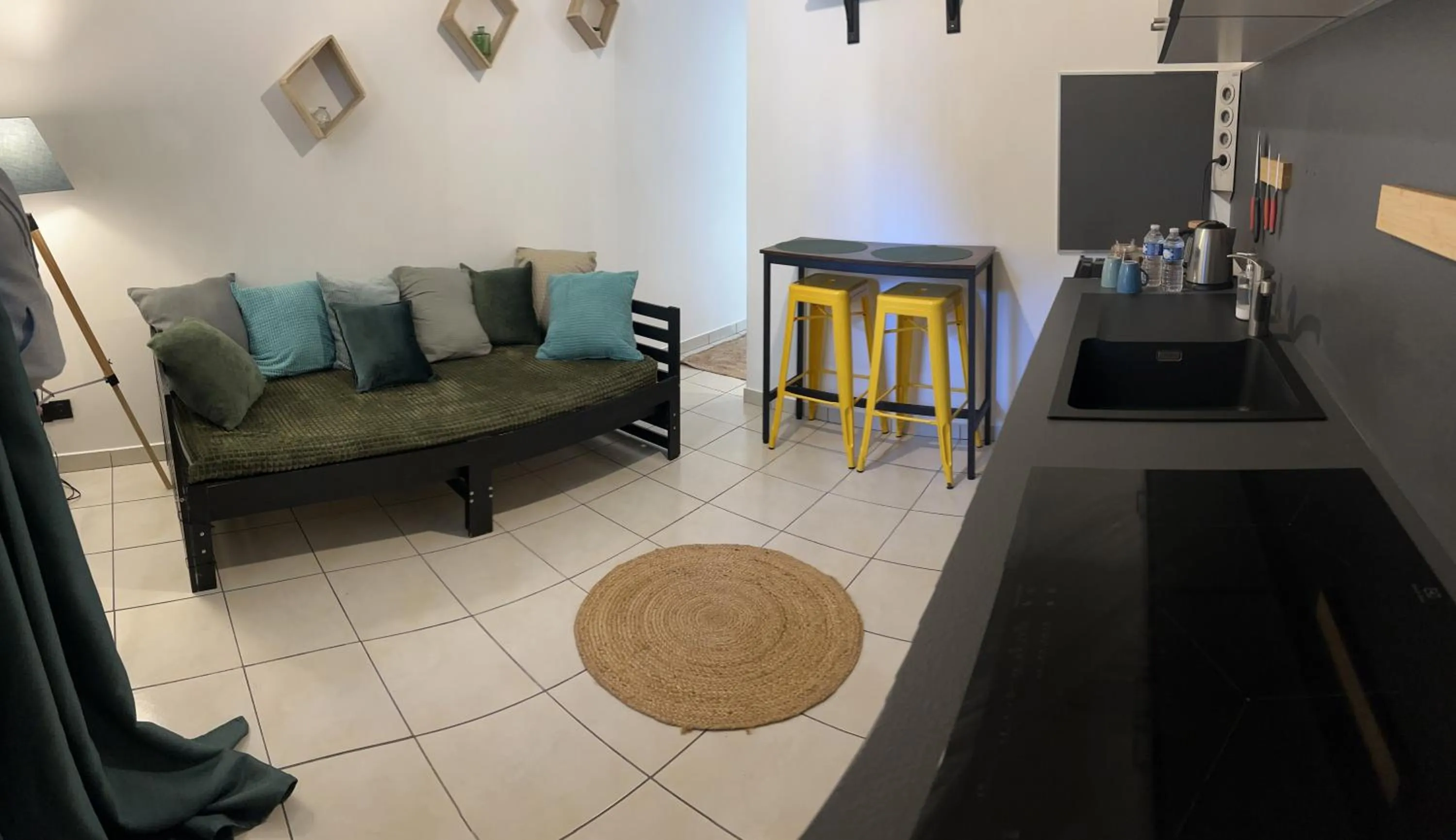 Living room in La Ferme de Valeuse