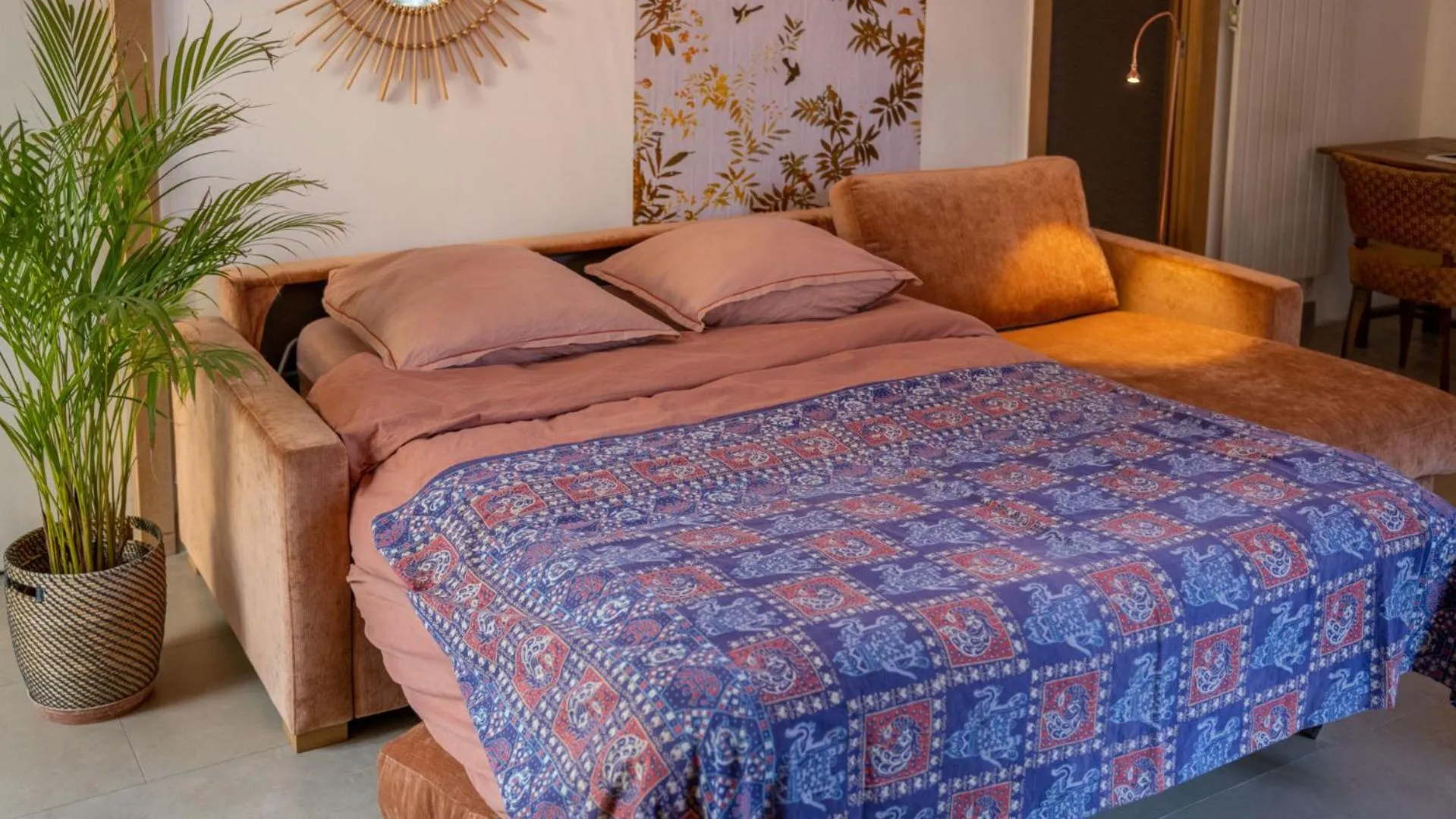 Living room in La Verriere du Baron Greau