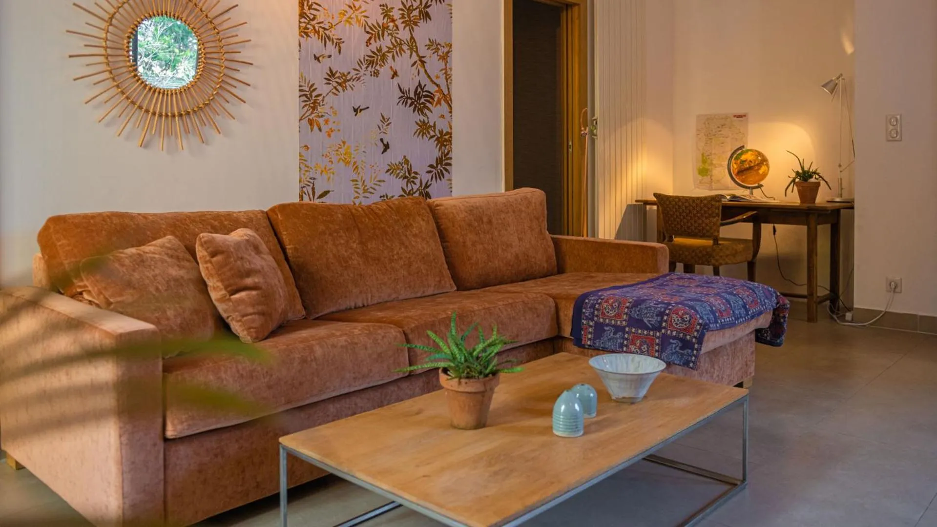 Living room in La Verriere du Baron Greau