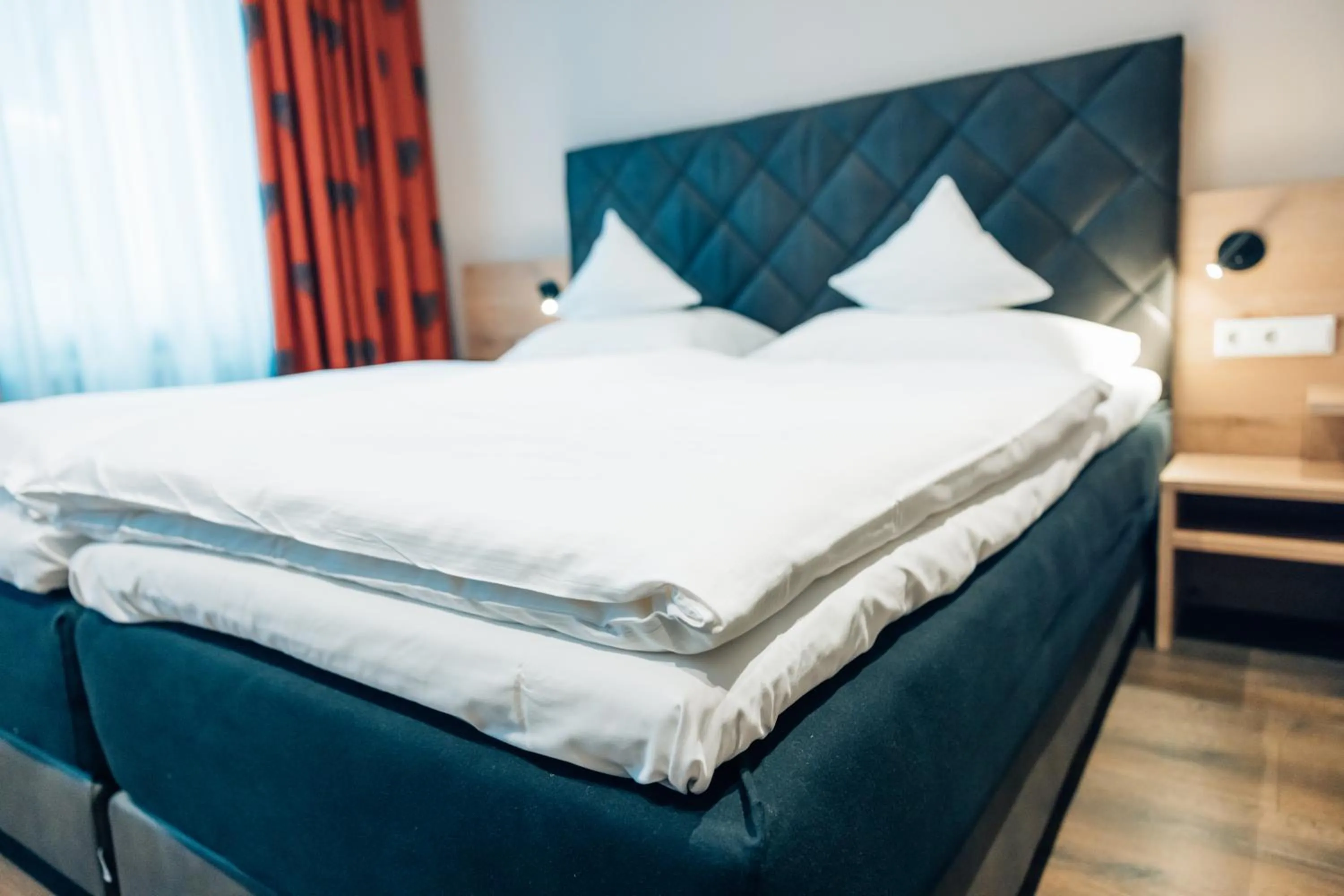 Bed in AKZENT Hotel Berg's Alte Bauernschänke- Wellness und Wein