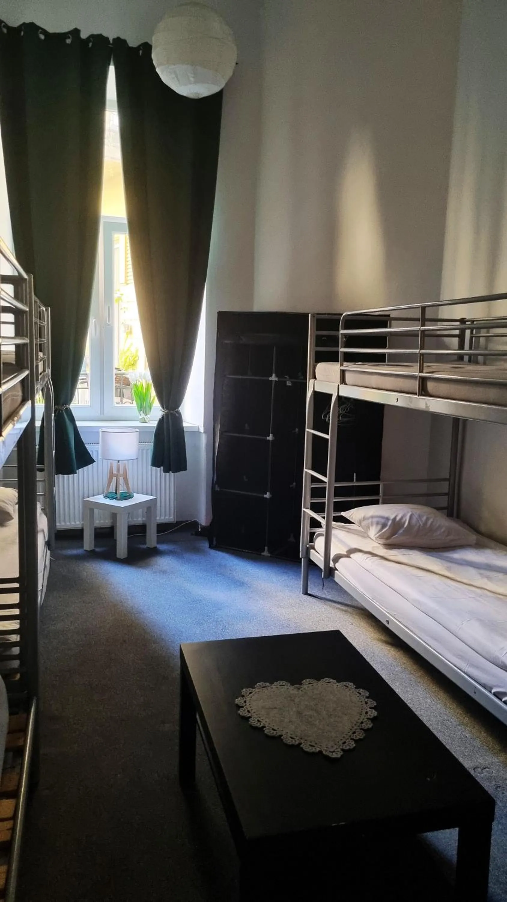 Photo of the whole room, Bed in Green Cat Rooms