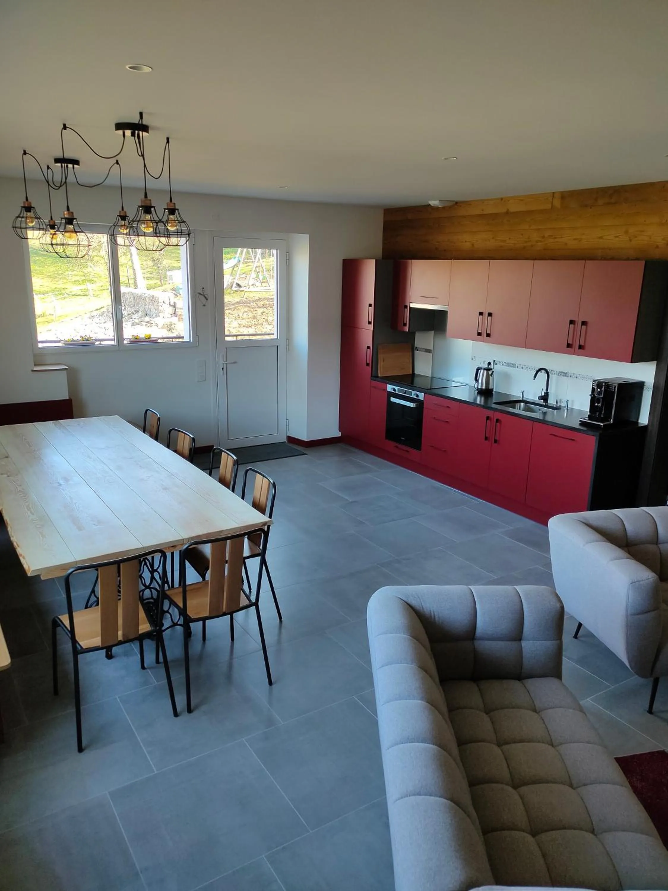 Kitchen or kitchenette in Maison d'Hôtes L'Etiquette